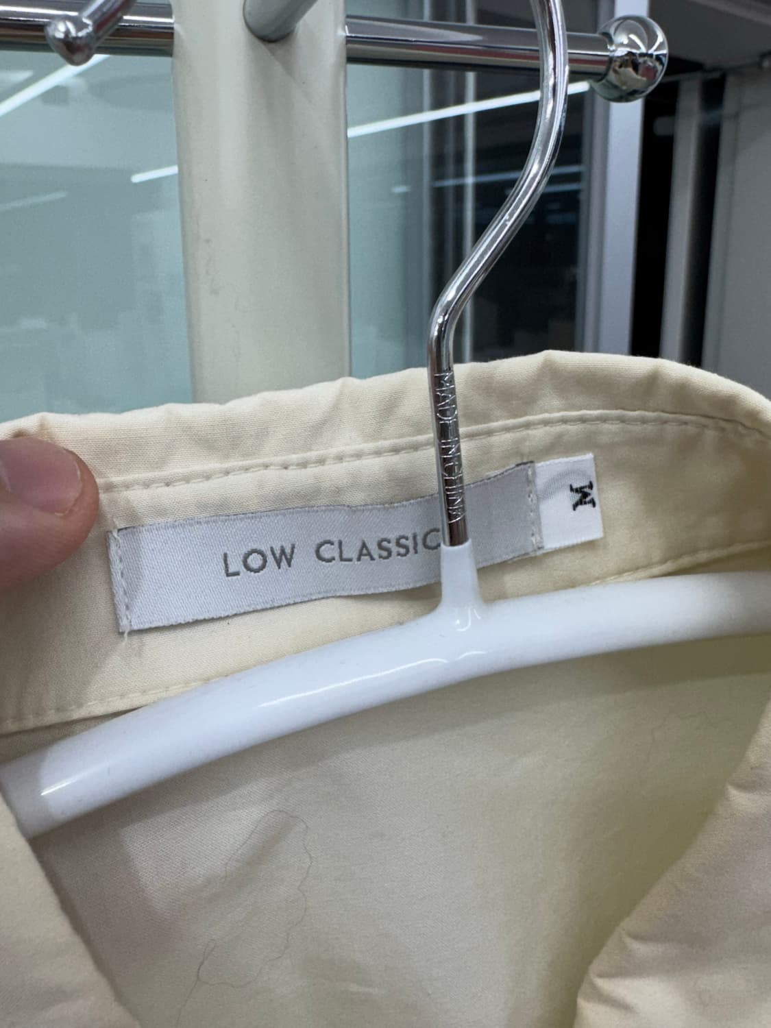 로우클래식 코튼 셔츠 M 상품이미지2