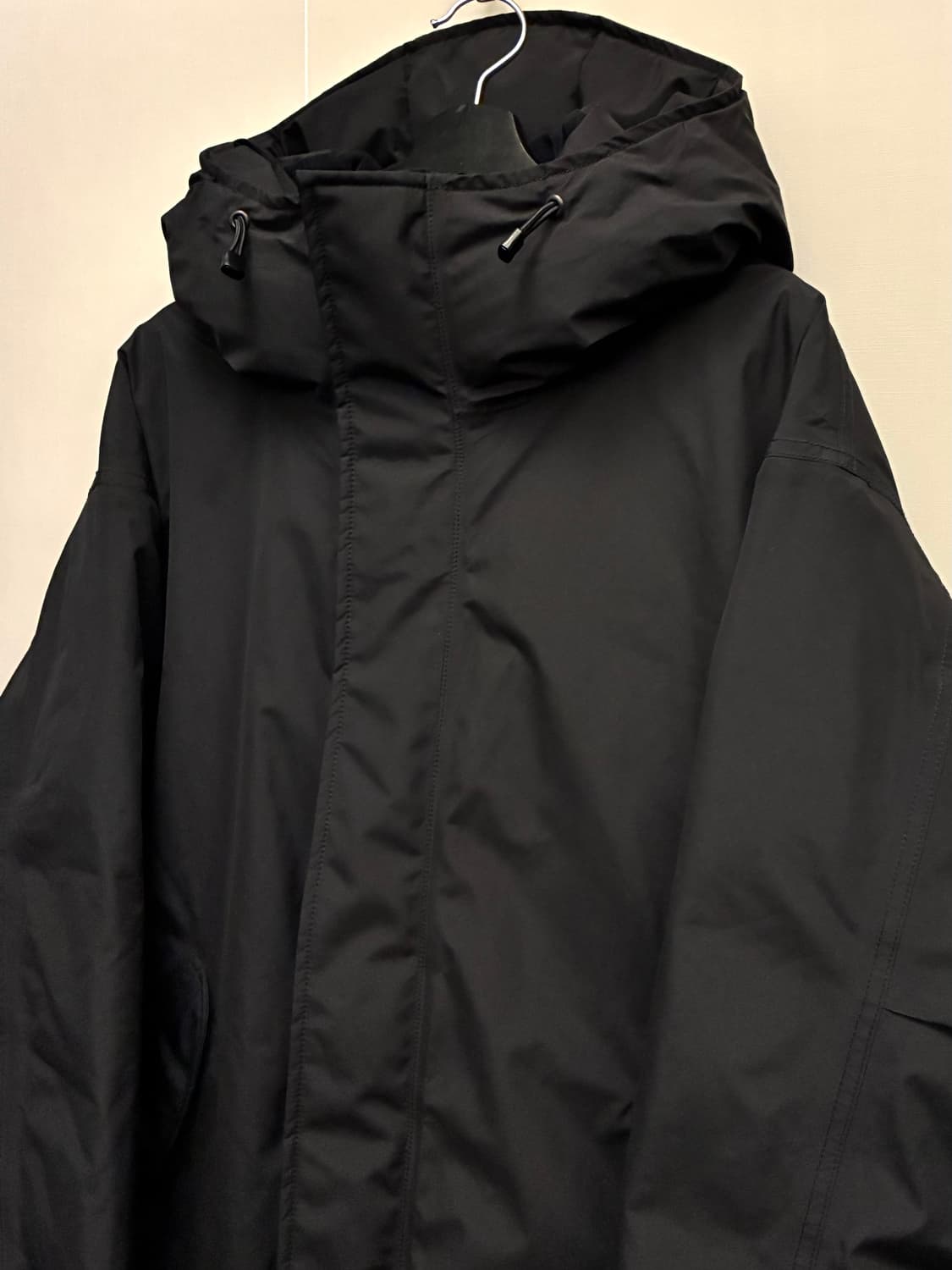 (XL/110)22fw 나나미카 고어텍스 롱 다운 코트 블랙 패딩 상품이미지2