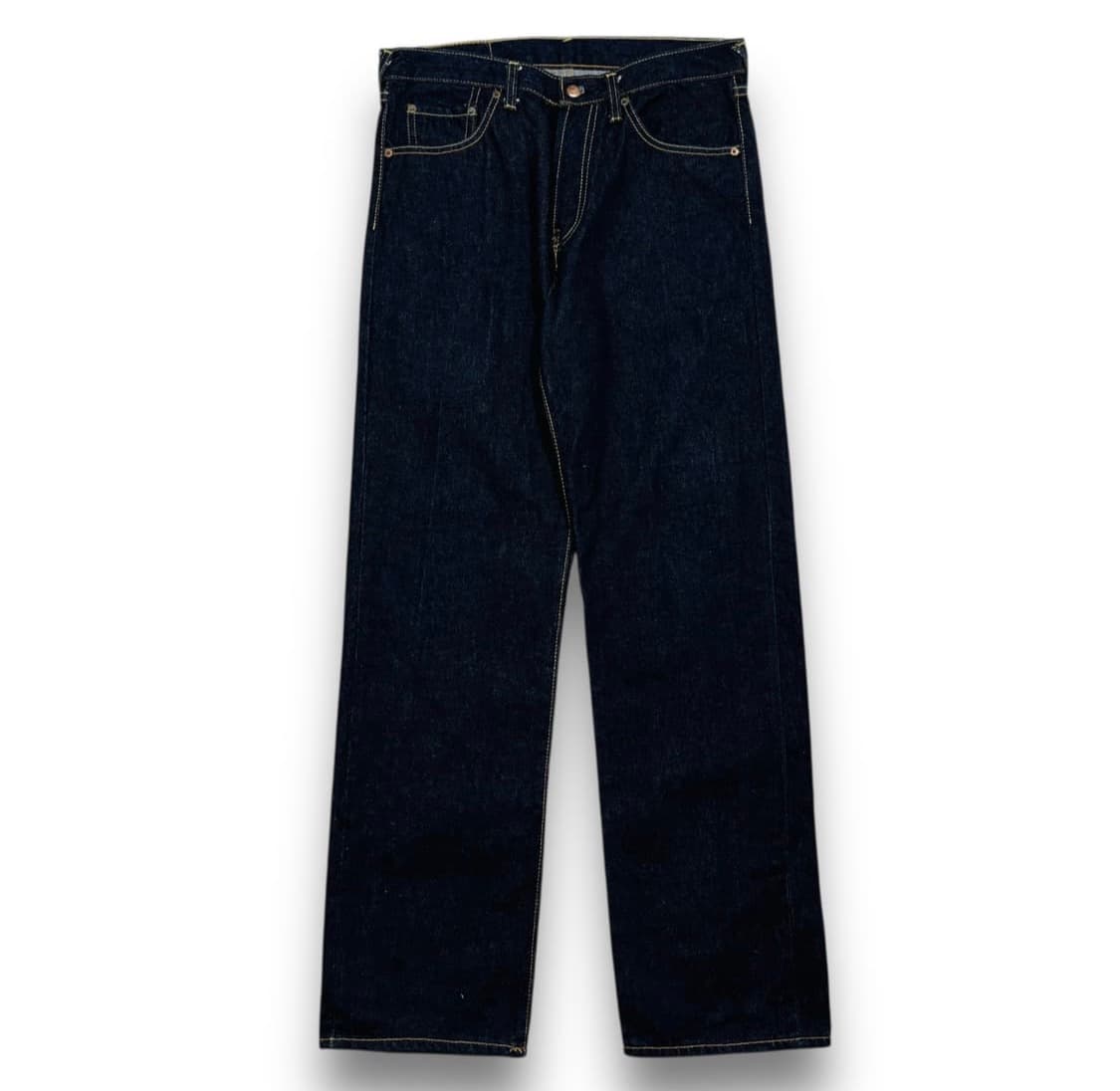 에비수 계명 페인티드 빅로고 데님 팬츠 상품이미지4