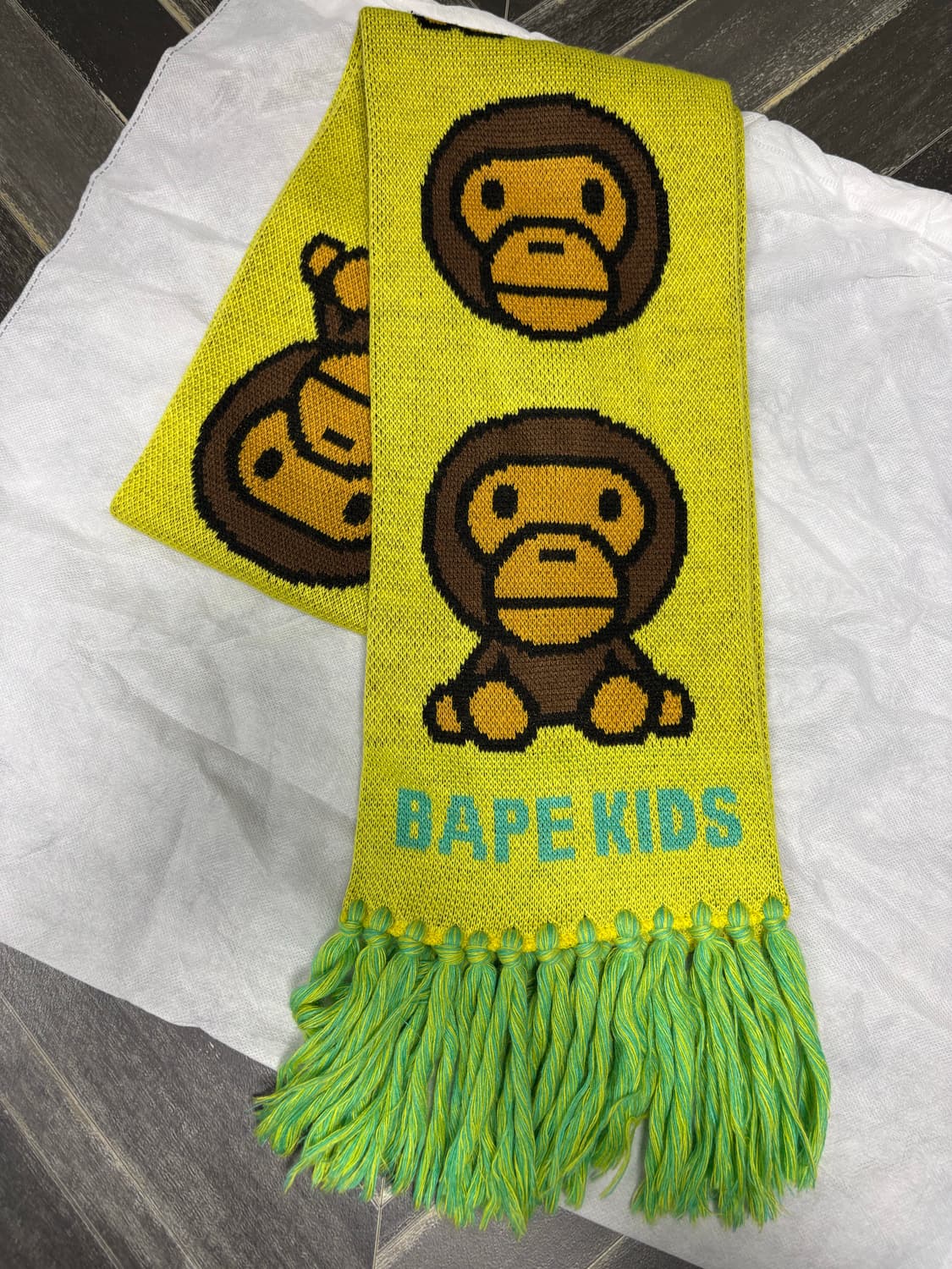 베이프 베이비마일로 니트 머플러 목도리 상품이미지2