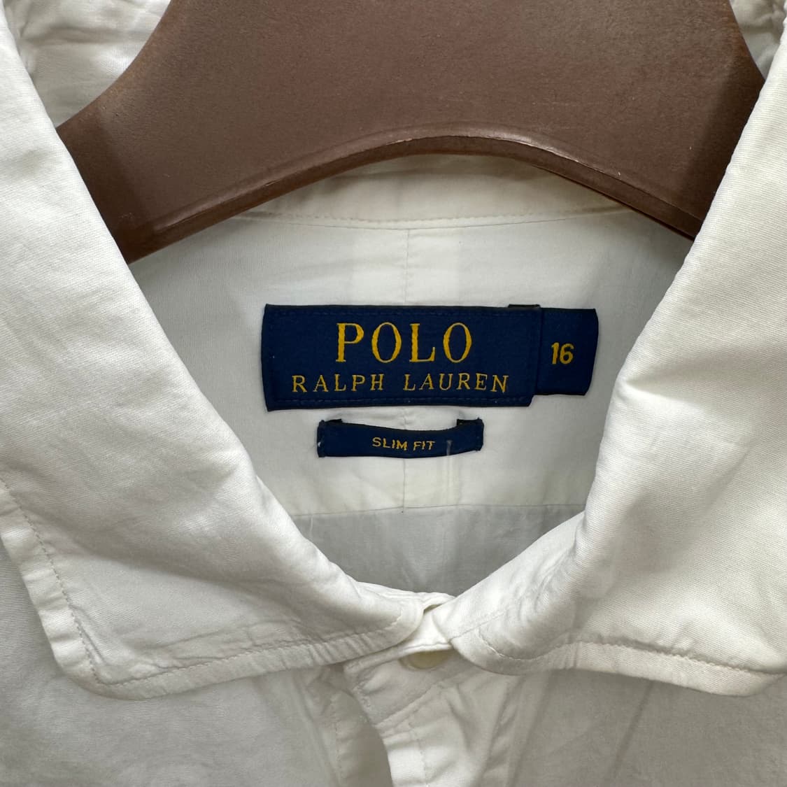 폴로 랄프로렌 솔리드 긴팔 셔츠 화이트 포니 포인트 화이트 상품이미지6