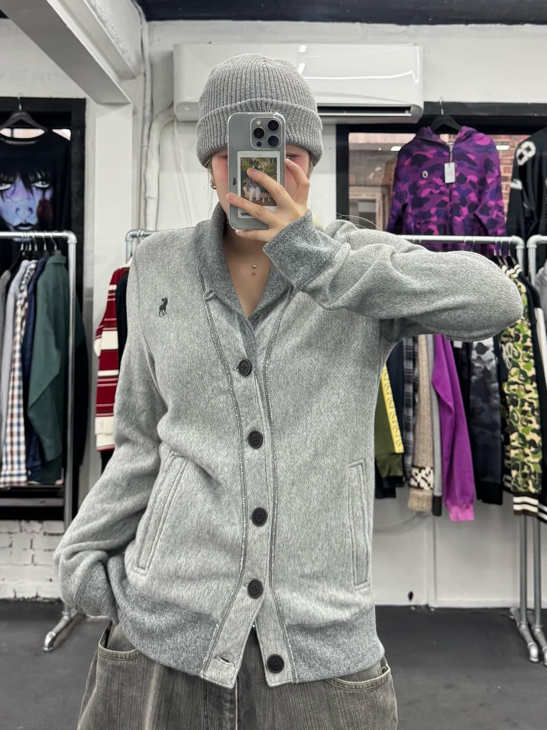 아베크롬비 버튼 가디건 상품이미지3