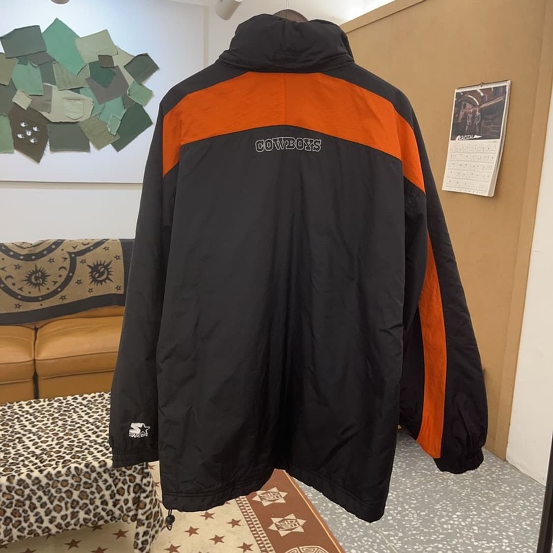 스타터 택사스 댈러스 카우보이스 누빔 바람막이 자켓 M C09695 상품이미지4