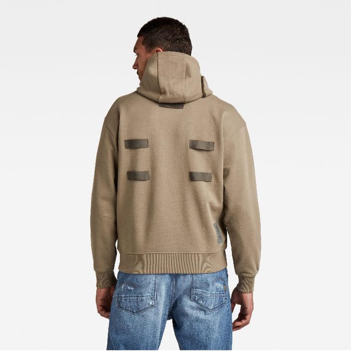 지스타로우 포켓 디테일 루즈 후드티 L 상품이미지10