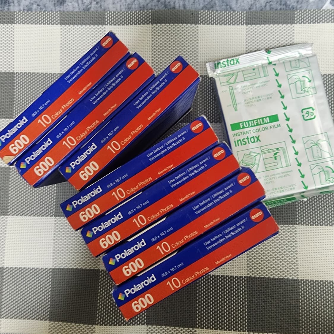유통기한 지난 폴라로이드 600 필름 8개 일괄판매 상품이미지3