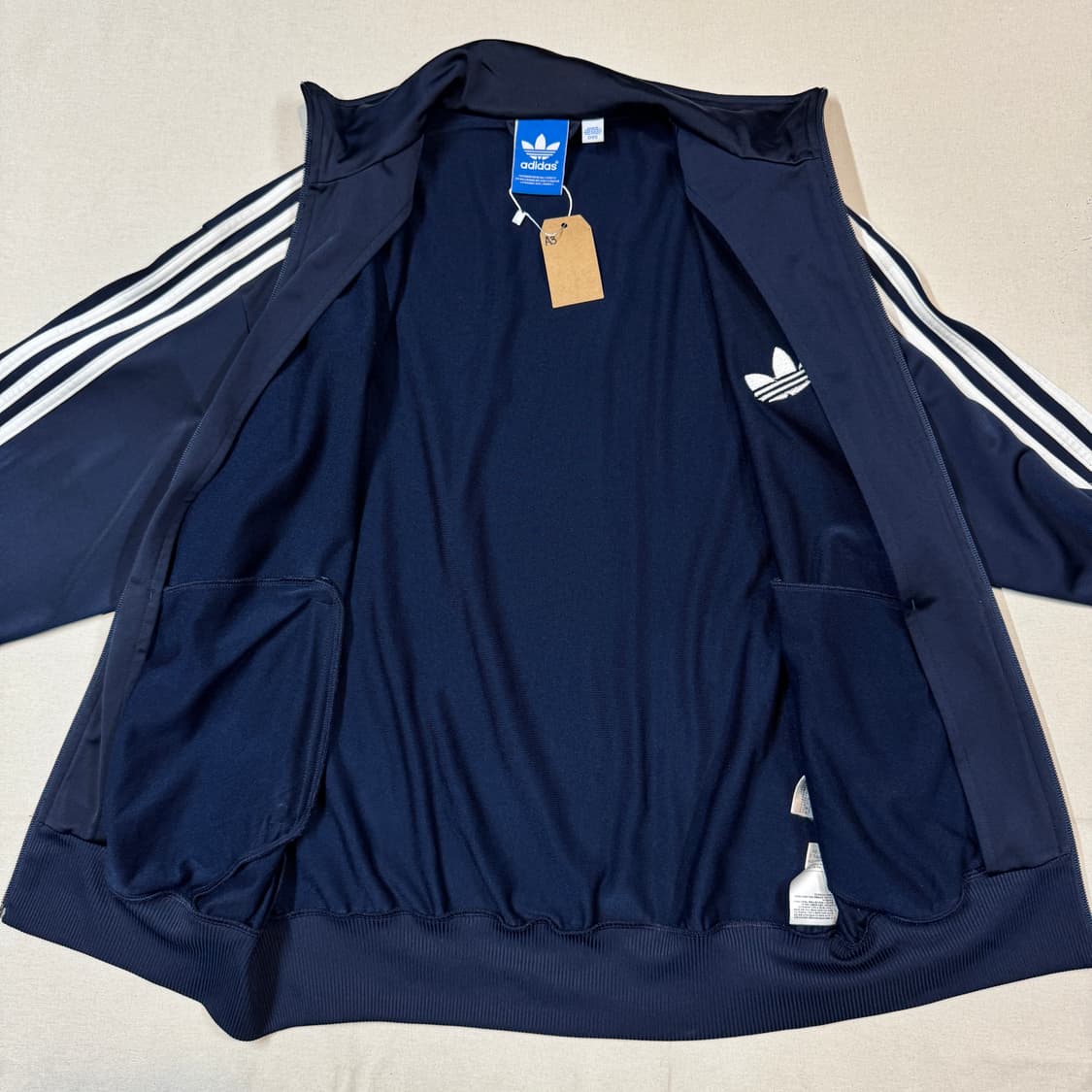 95) 아디다스 파이어버드 삼선 져지 트랙탑 집업 네이비 A3 상품이미지5