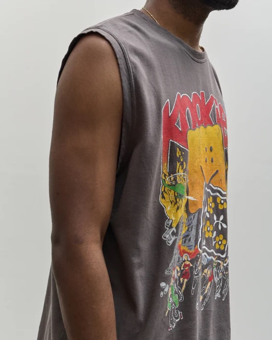 KAPITAL — 20 Jersey Sleeveless Big T 상품이미지3