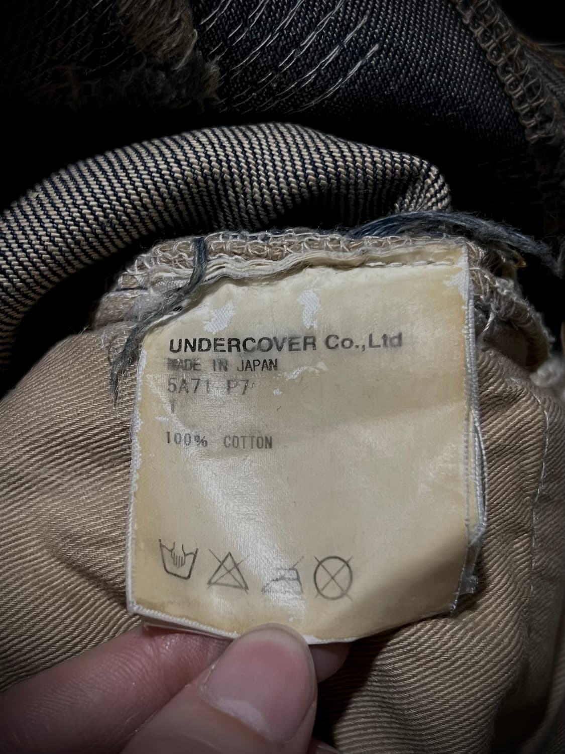 UNDERCOVER 85데님 스키니진 상품이미지9
