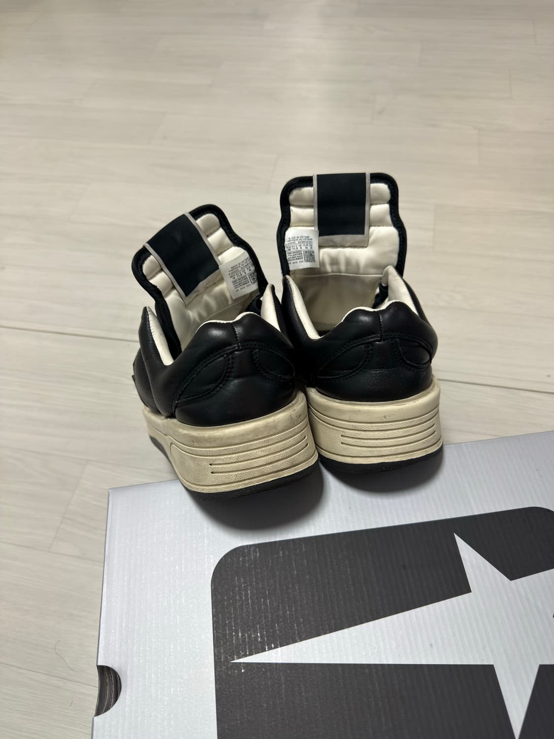 릭오웬스 컨버스 터보웨폰 로우 블랙 상품이미지3