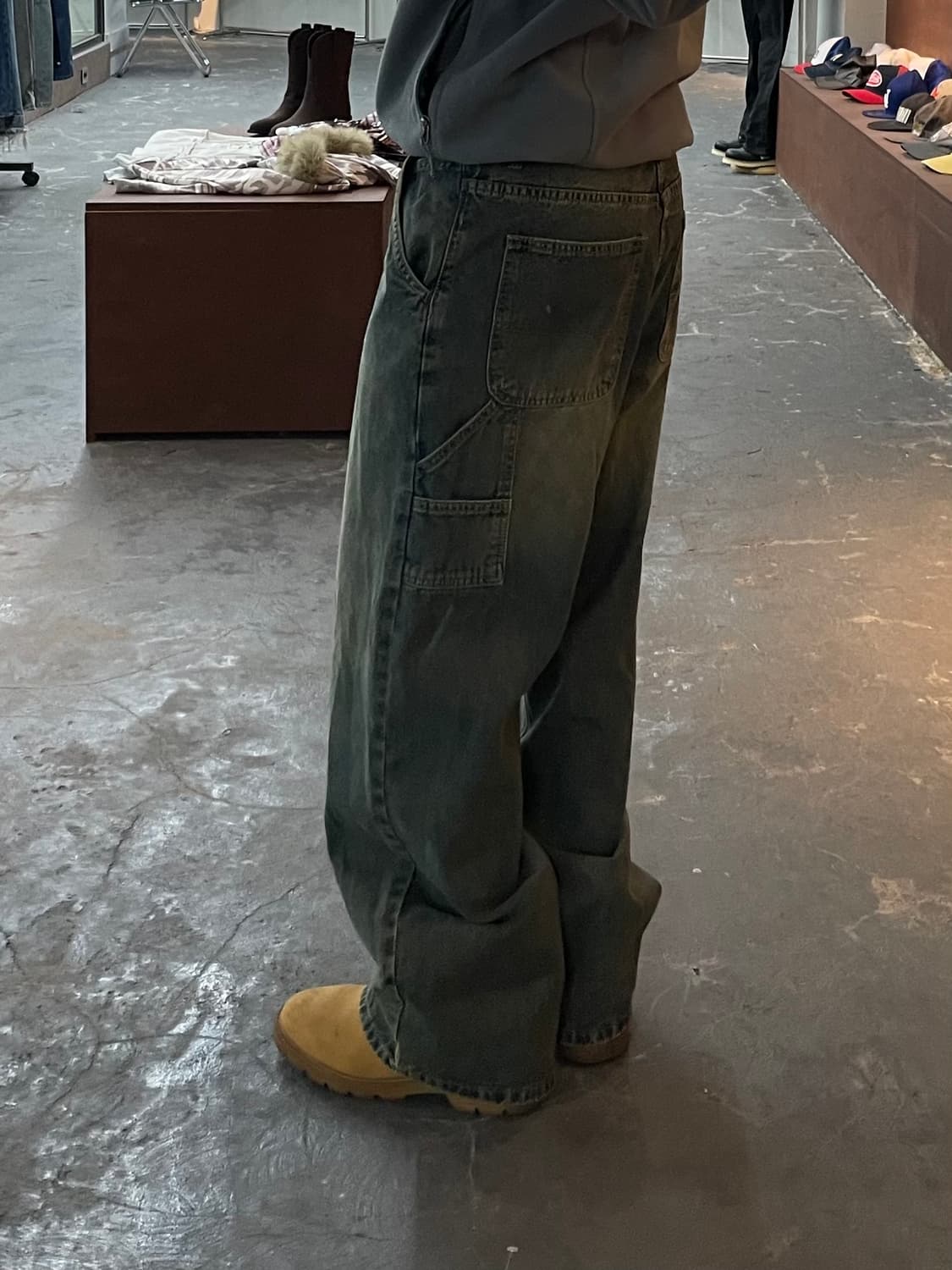 디스펑트 워싱 카펜터 데님 팬츠 H1548 상품이미지2