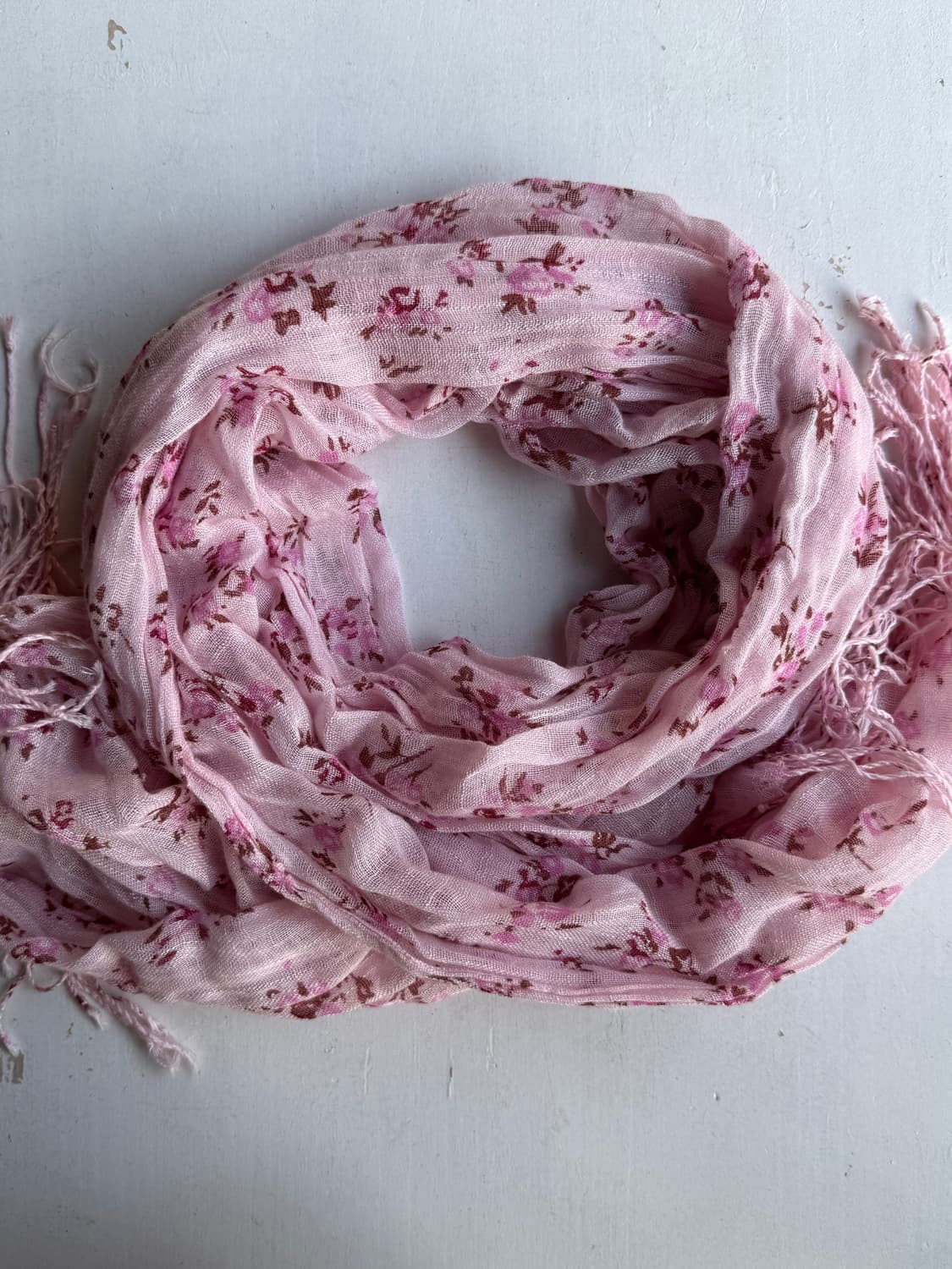 벚꽃 핑크스카프 분홍스카프 봄 일본스카프 상품이미지1