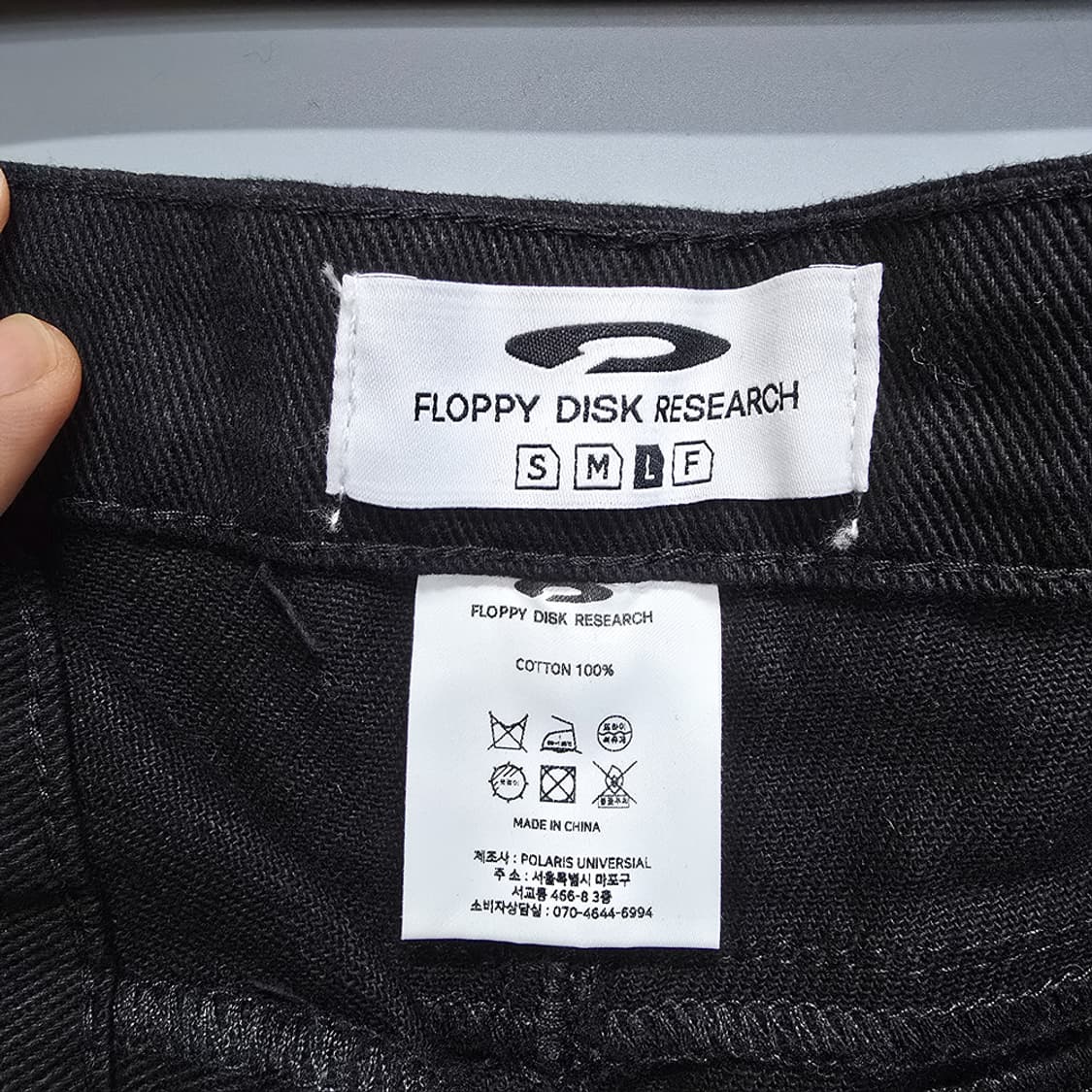 플로피디스크리서치 카고 팬츠 블랙 L 상품이미지7