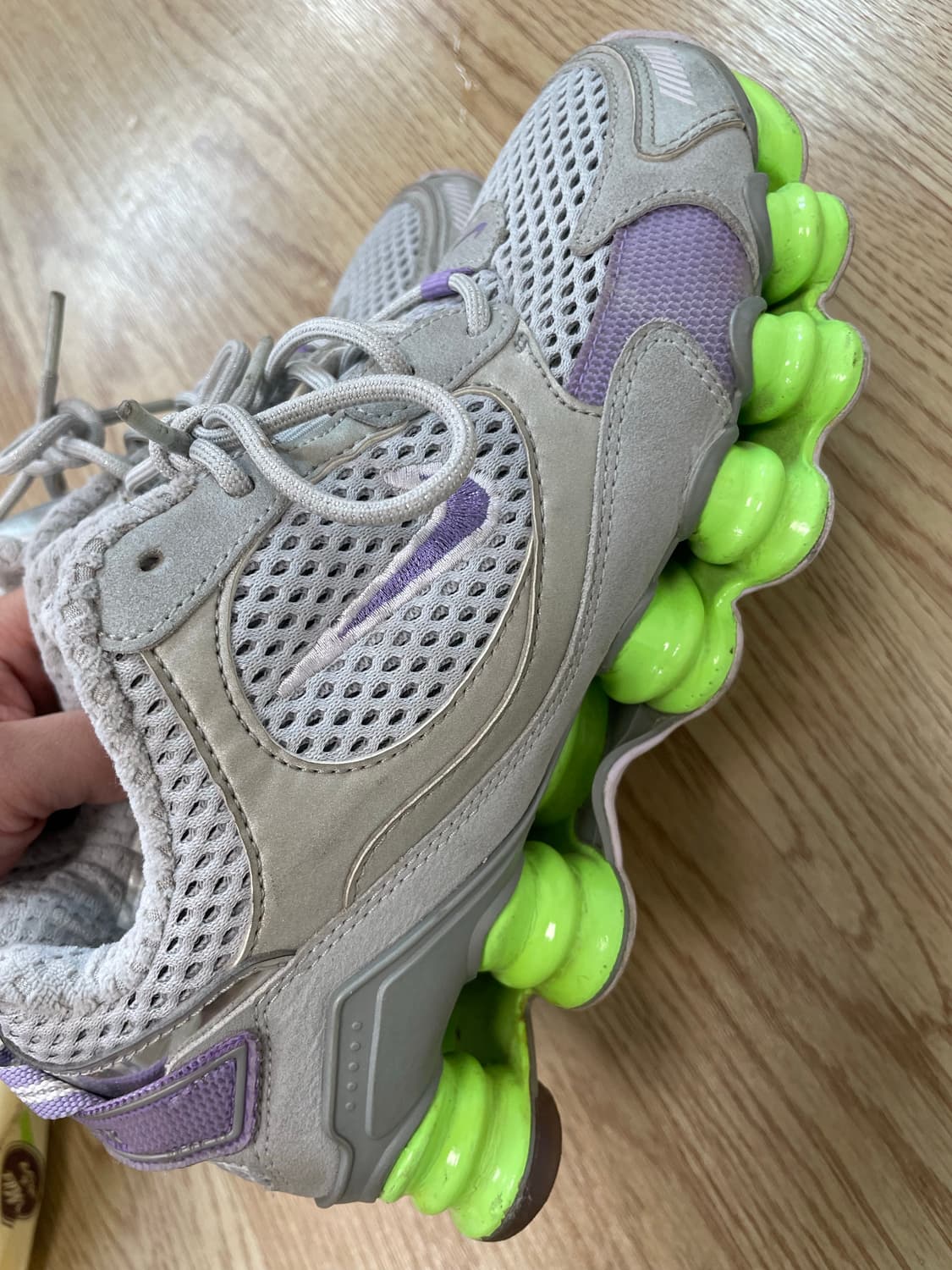 나이키 샥스노바 TL 노바 SP 그레이네온 Nike 상품이미지10