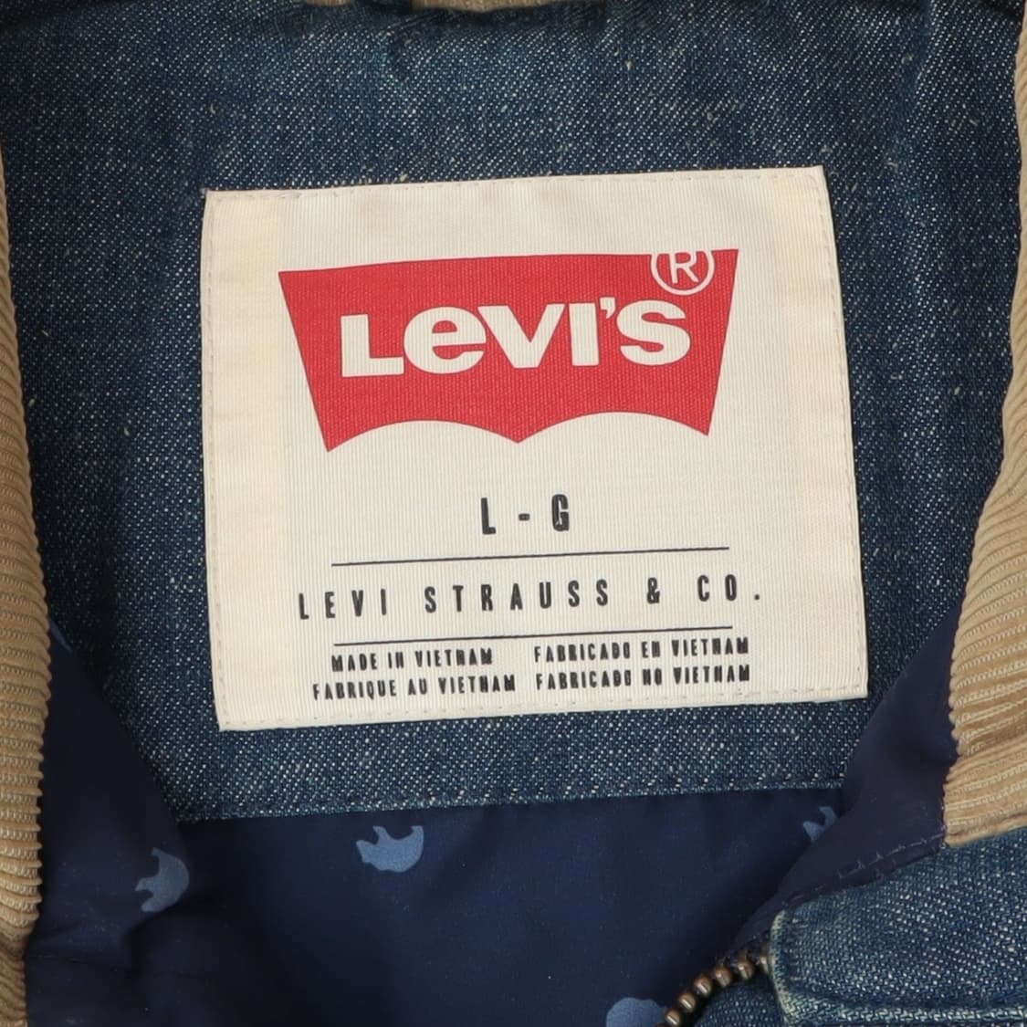 리바이스 데님 코듀로이 카라 푸퍼 베스트 상품이미지8