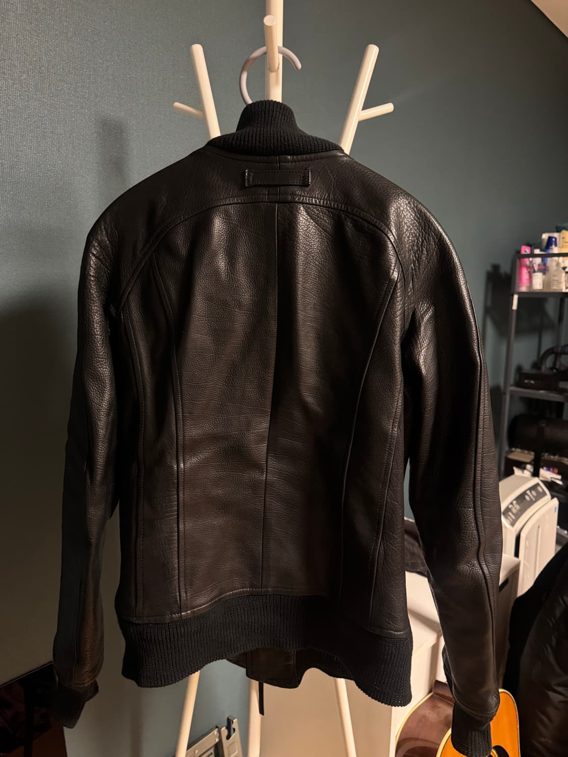 the viridi anne 블랙 가죽자켓 상품이미지2