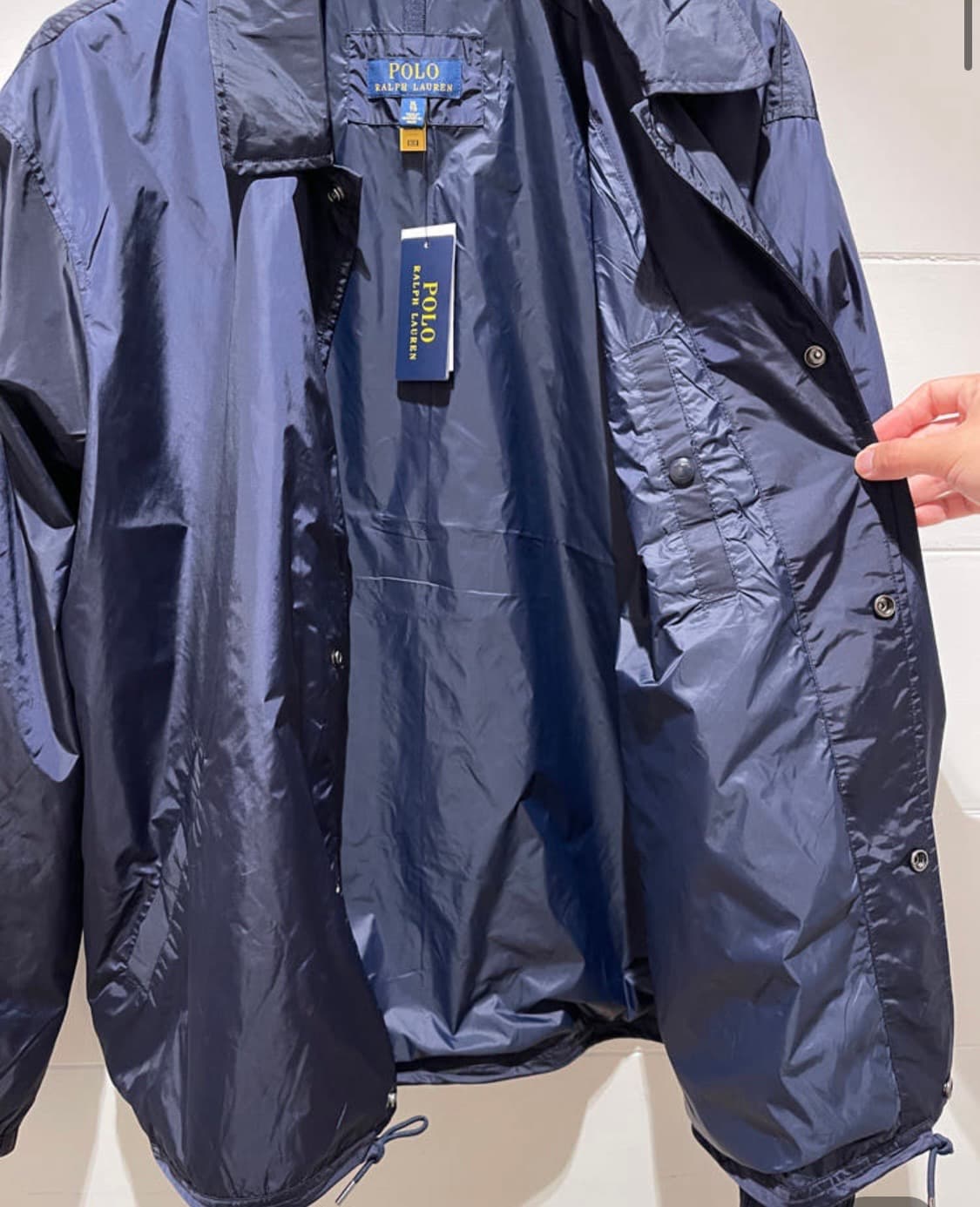 폴로 랄프로렌 네이비 코치 자켓 상품이미지4