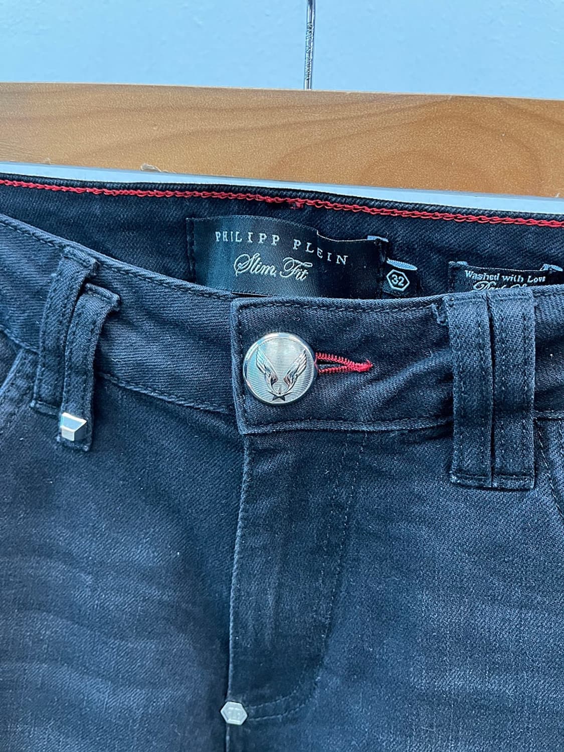 31-32) 필립플레인 스판 블랙진  상품이미지2