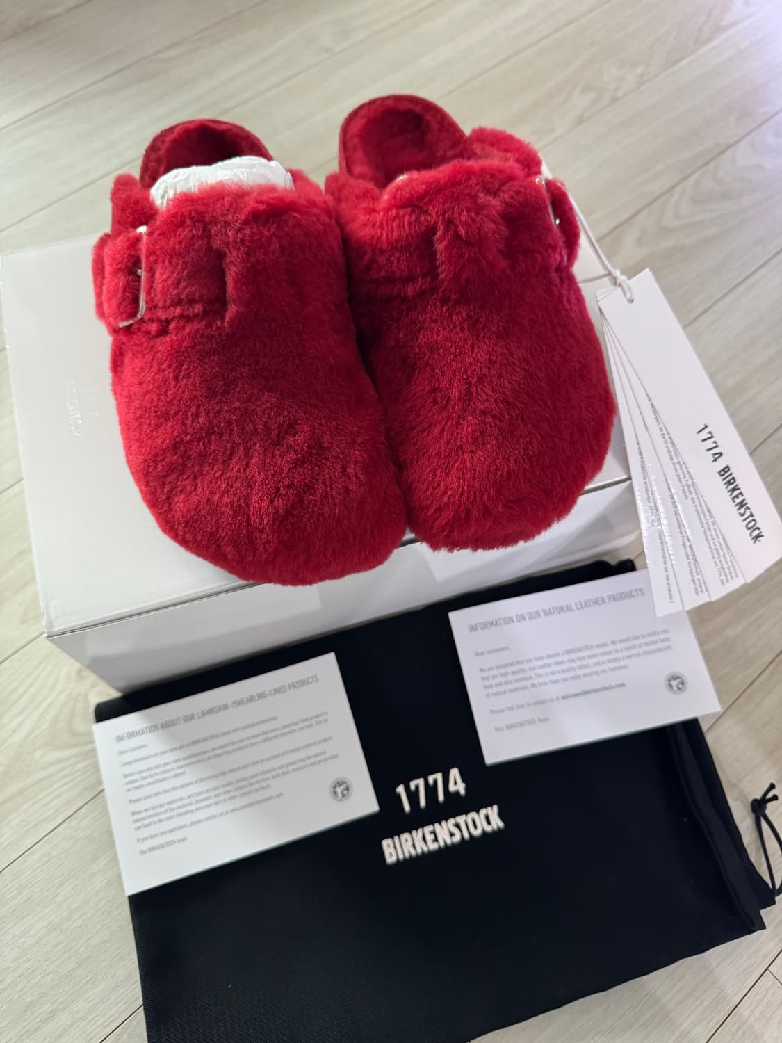 (새제품)버켄스탁 보스턴 1774 시어링 래드 (한정판) 38 상품이미지8