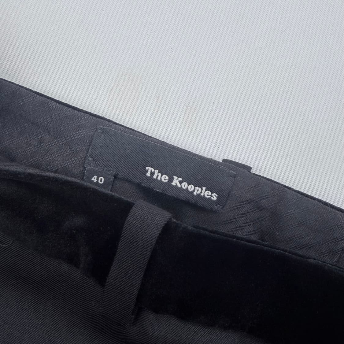 더쿠플스 벨벳 포인트 핀턱 슬랙스 상품이미지4