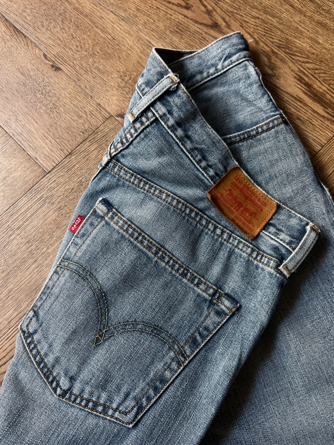 [34]리바이스 재팬 502 빈티지 페이딩 데님 팬츠 상품이미지5