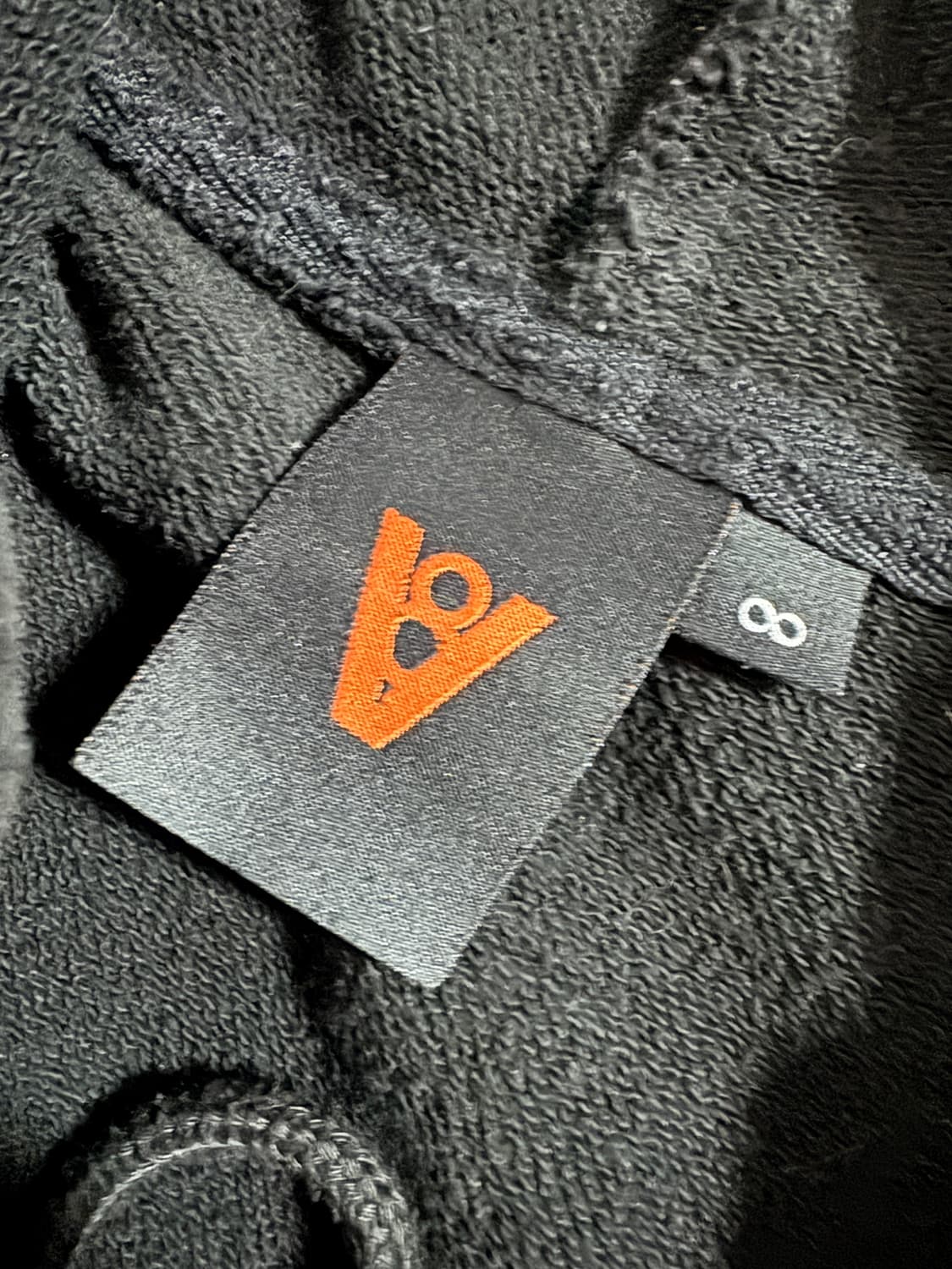 바이브레이트 뒷 프린팅 빈티지 오버핏 후드티 블랙 상품이미지3