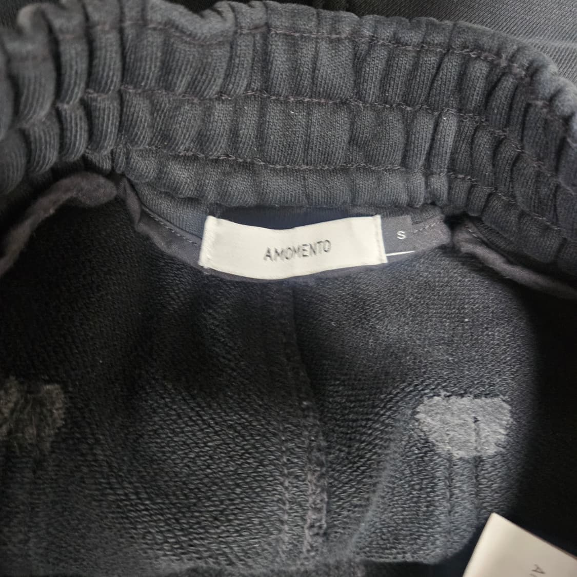 아모멘토 드로스트링 팬츠 블랙s 상품이미지4