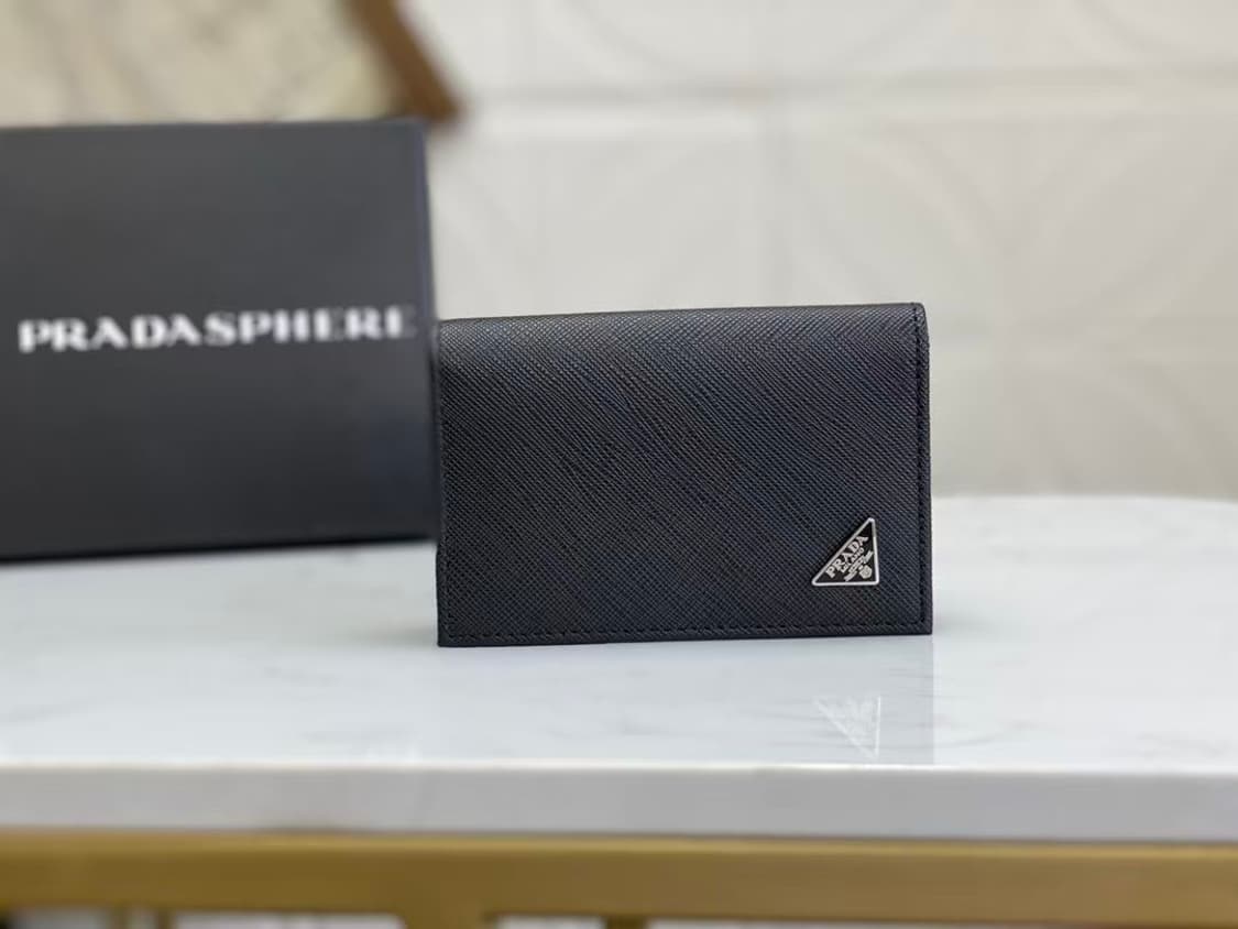 프라다 사피아노 레더 지갑 블랙 상품이미지1