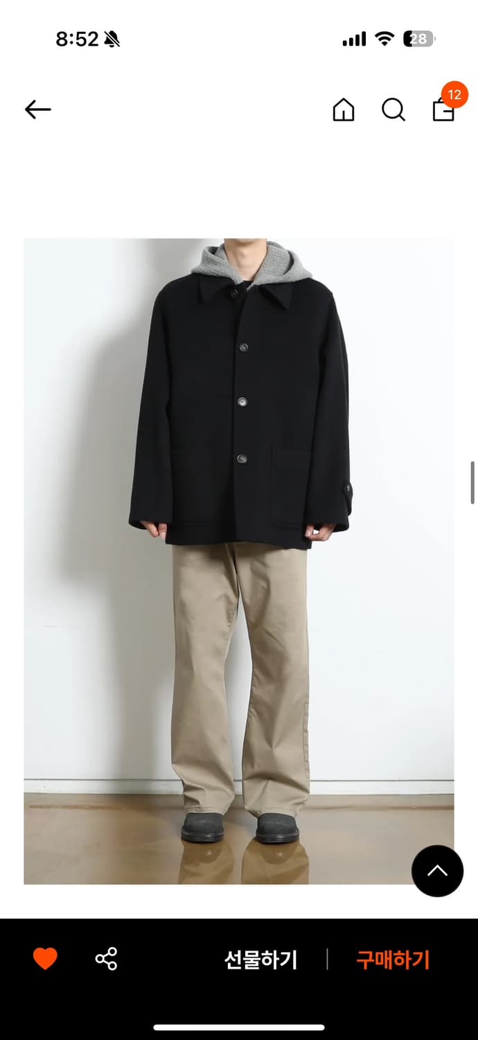 홀리선 하프코트 다크네이비 M 상품이미지6