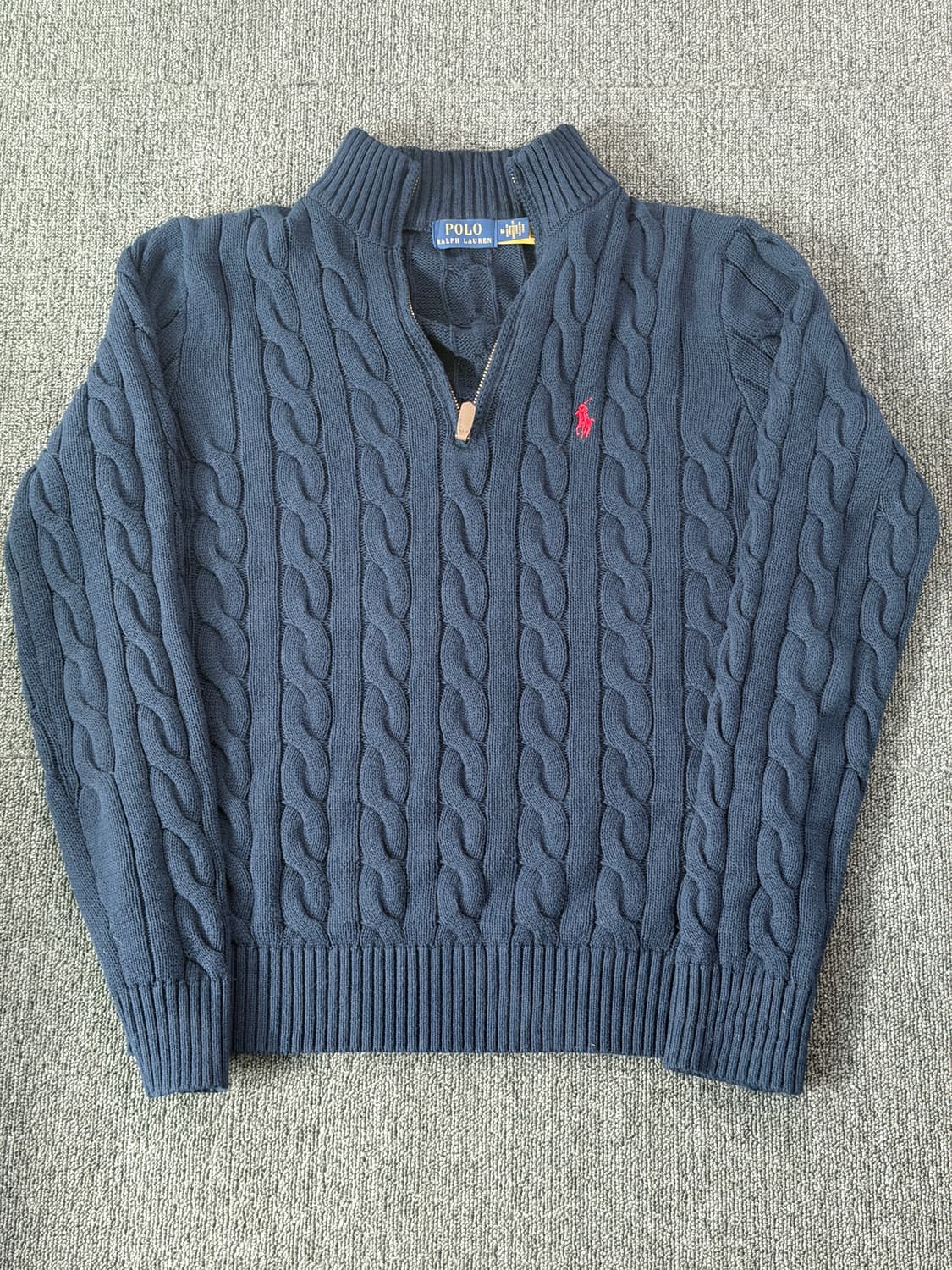 폴로 랄프로렌 반집업 니트 상품이미지1