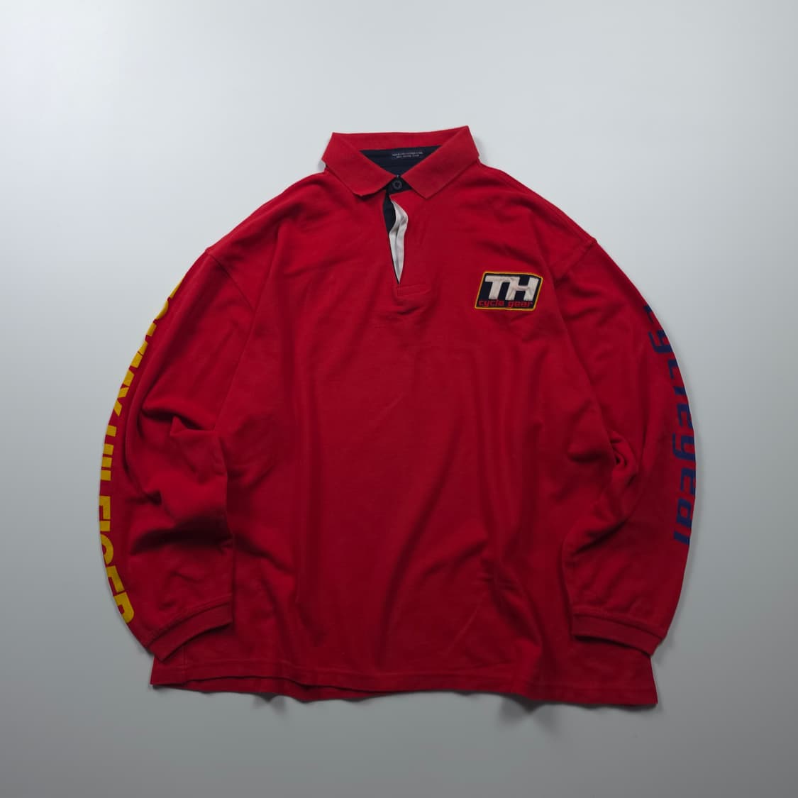 00s 타미힐피거 올드스쿨 세일링기어 빅로고 카라 롱슬리브 (XL) 상품이미지1