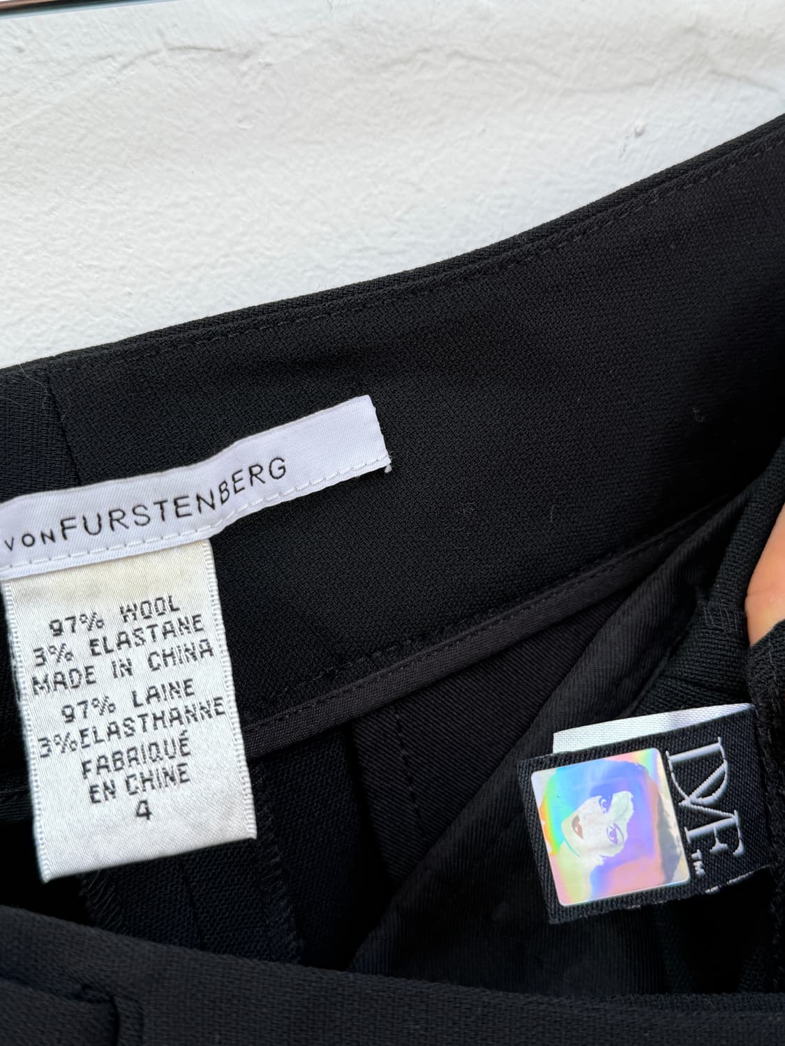 DVF 다이앤본퍼스텐버그 벨티드 로우라이즈 울 트라우저 4 상품이미지8