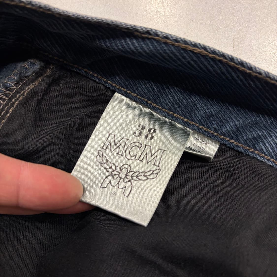 [38] 엠씨엠 MCM 이태리 빈티지 데님 청바지 블루 팬츠 C474 상품이미지10