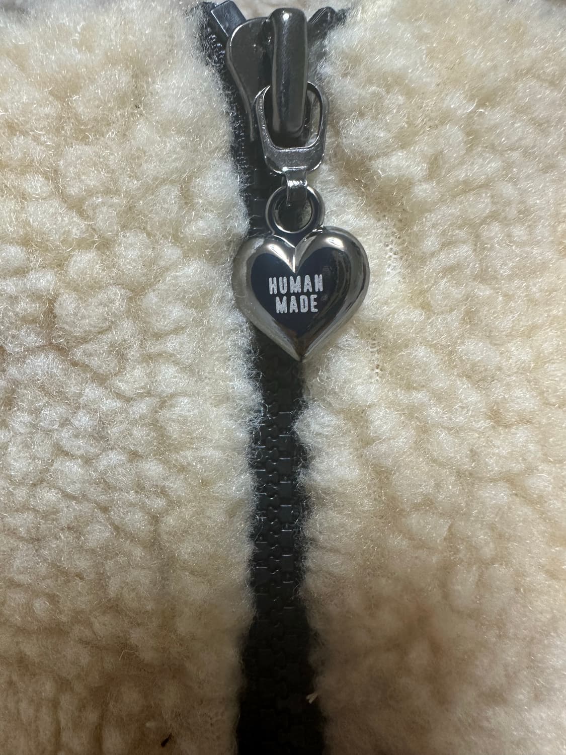 휴먼메이드 뽀글이 플리스 자켓 진베이지 상품이미지6