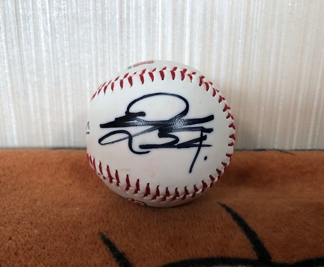 KBO 두산베어스 오재원 싸인볼 상품이미지1