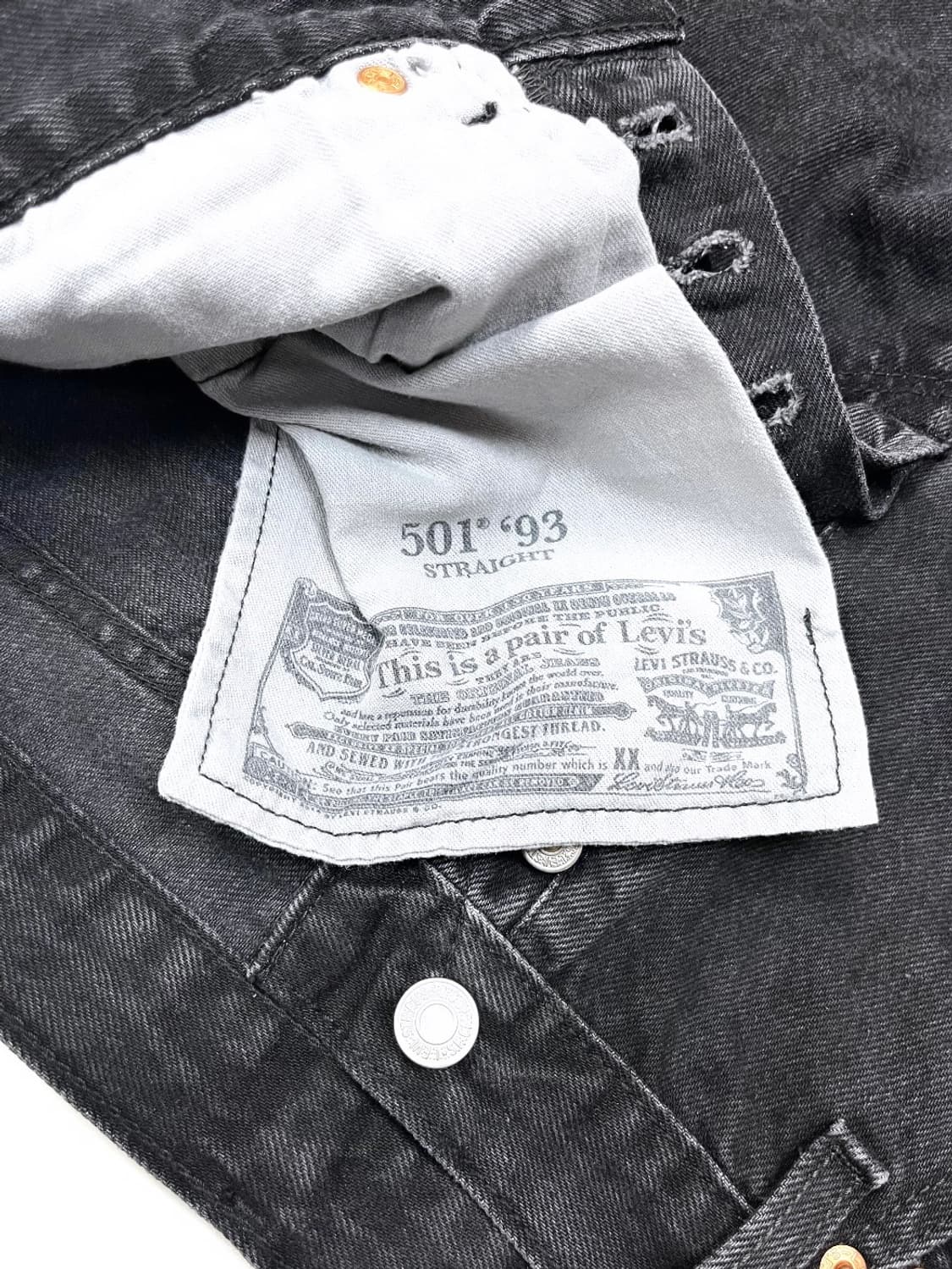 리바이스 501 '93 블랙 W32 L30 상품이미지5