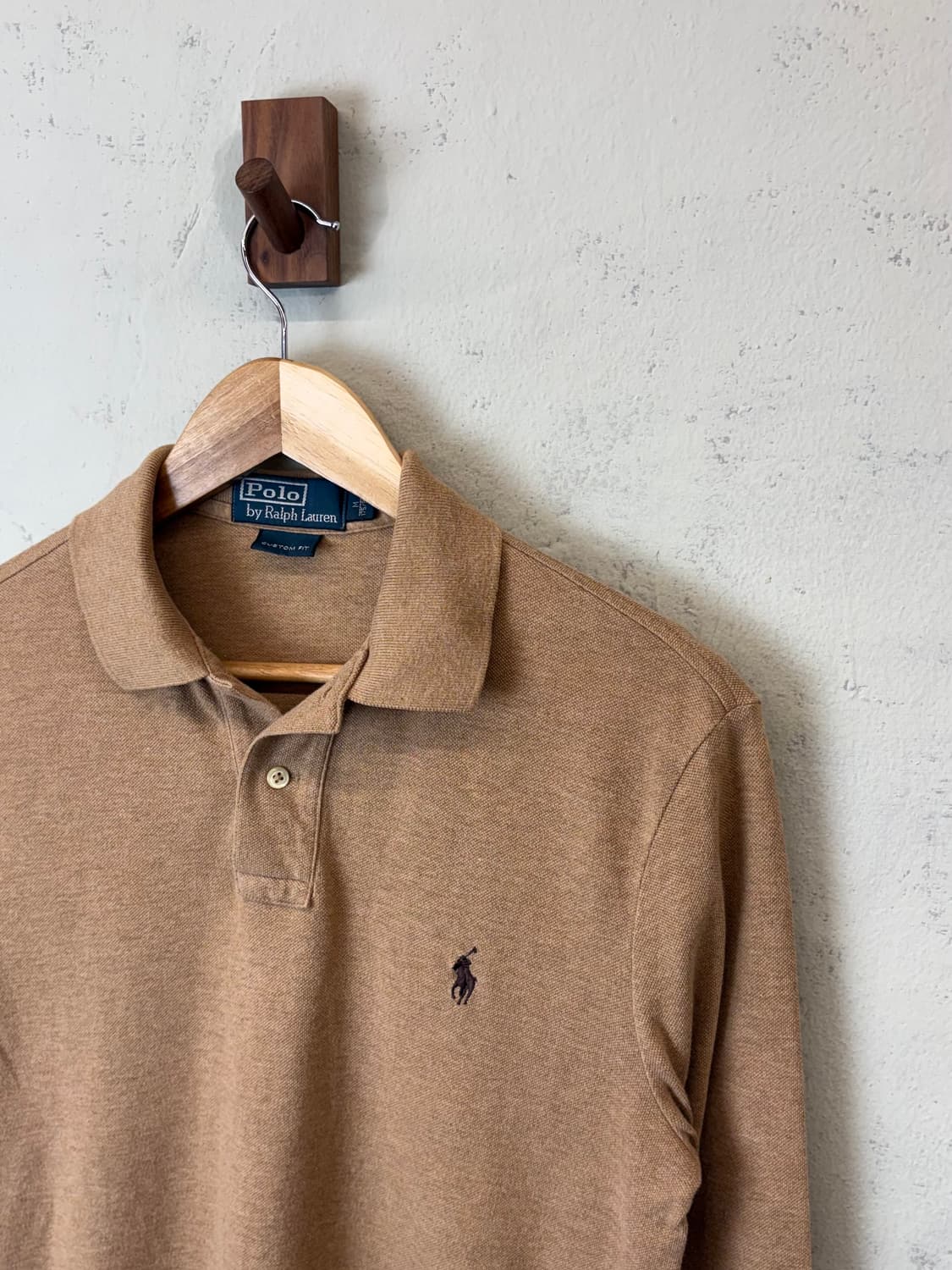 폴로랄프로렌 포니 로고 브라운 카라 롱 슬리브 상품이미지3