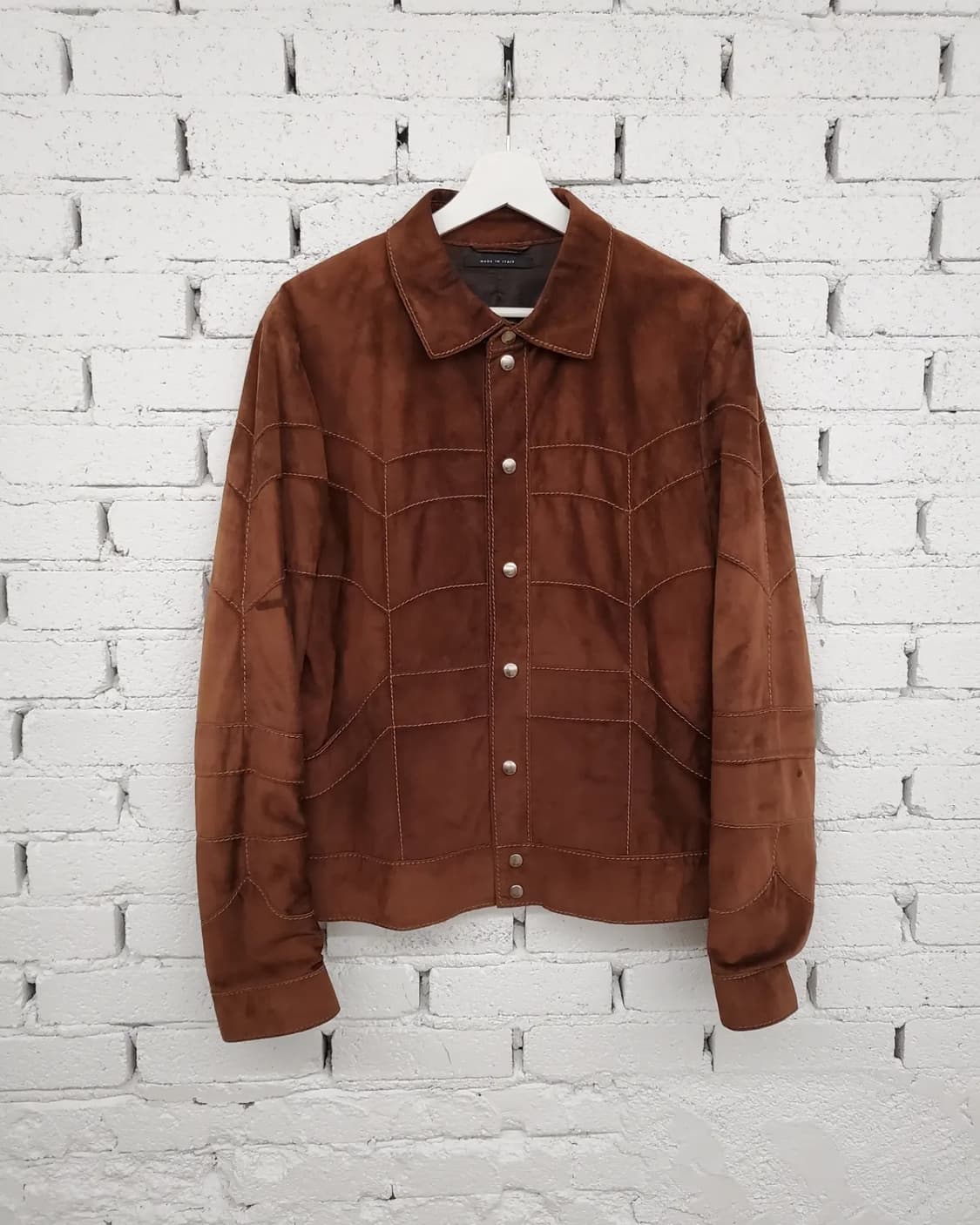 구찌 스티치 스웨이드 자켓 상품이미지2