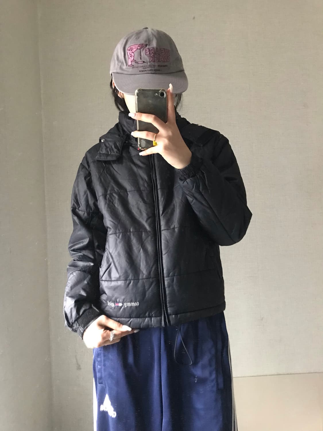 타미힐피거 블랙 패딩 상품이미지5