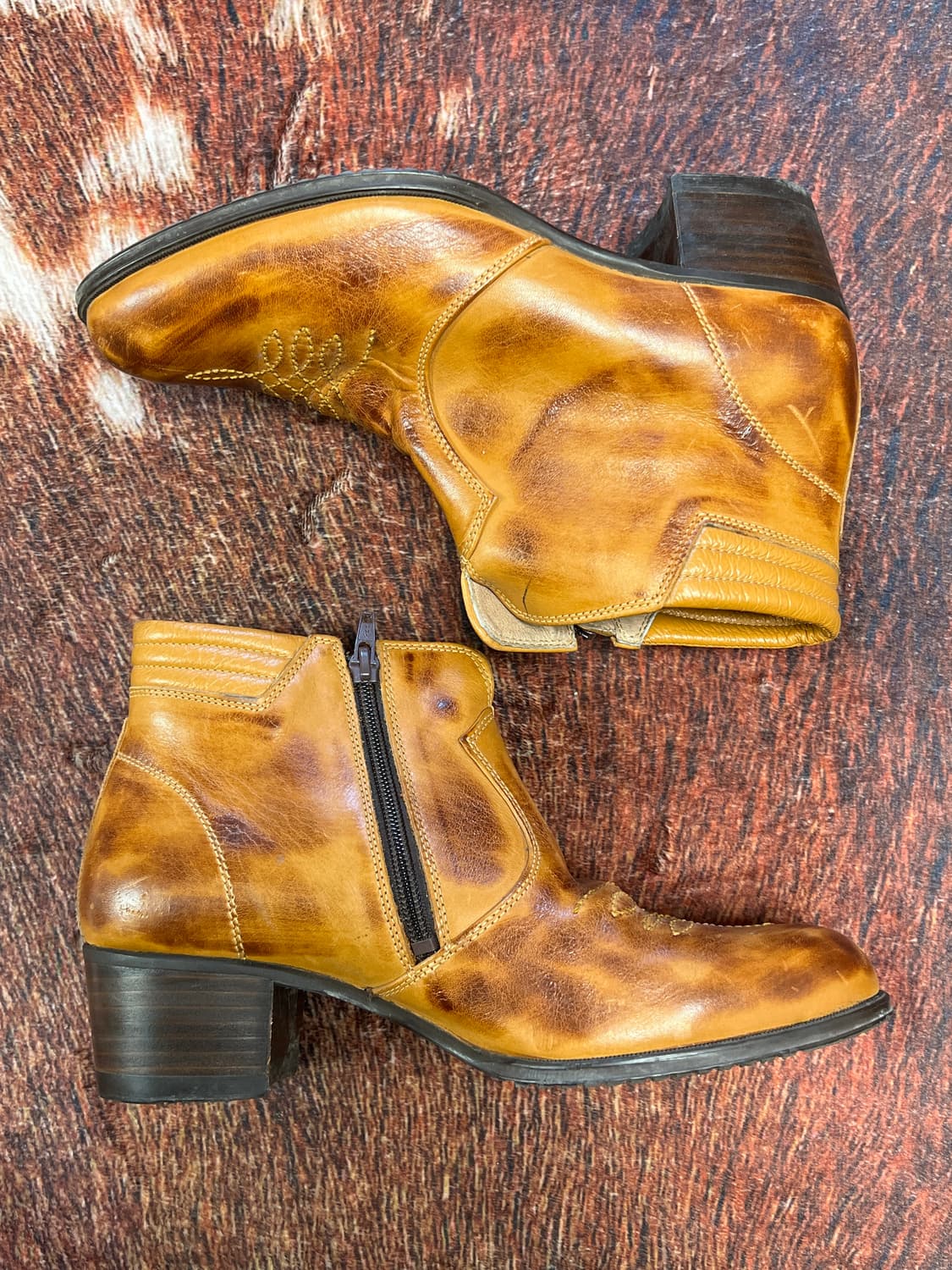 [250] 버팔로(Buffalo) 빈티지 웨스턴 앵클 부츠 상품이미지2