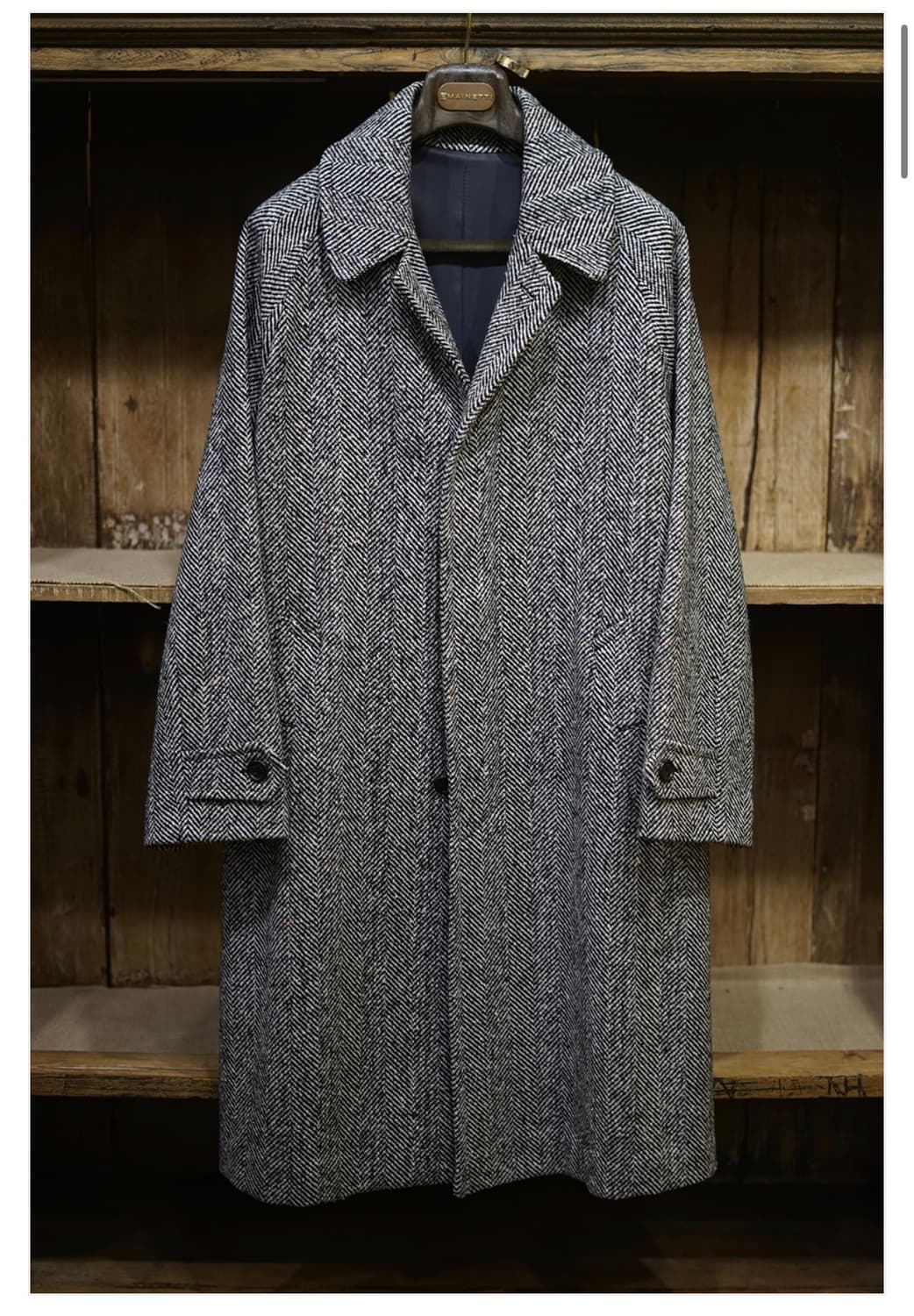 피노마레 도네갈 트위드 발마칸 코트 L(105) 상품이미지1