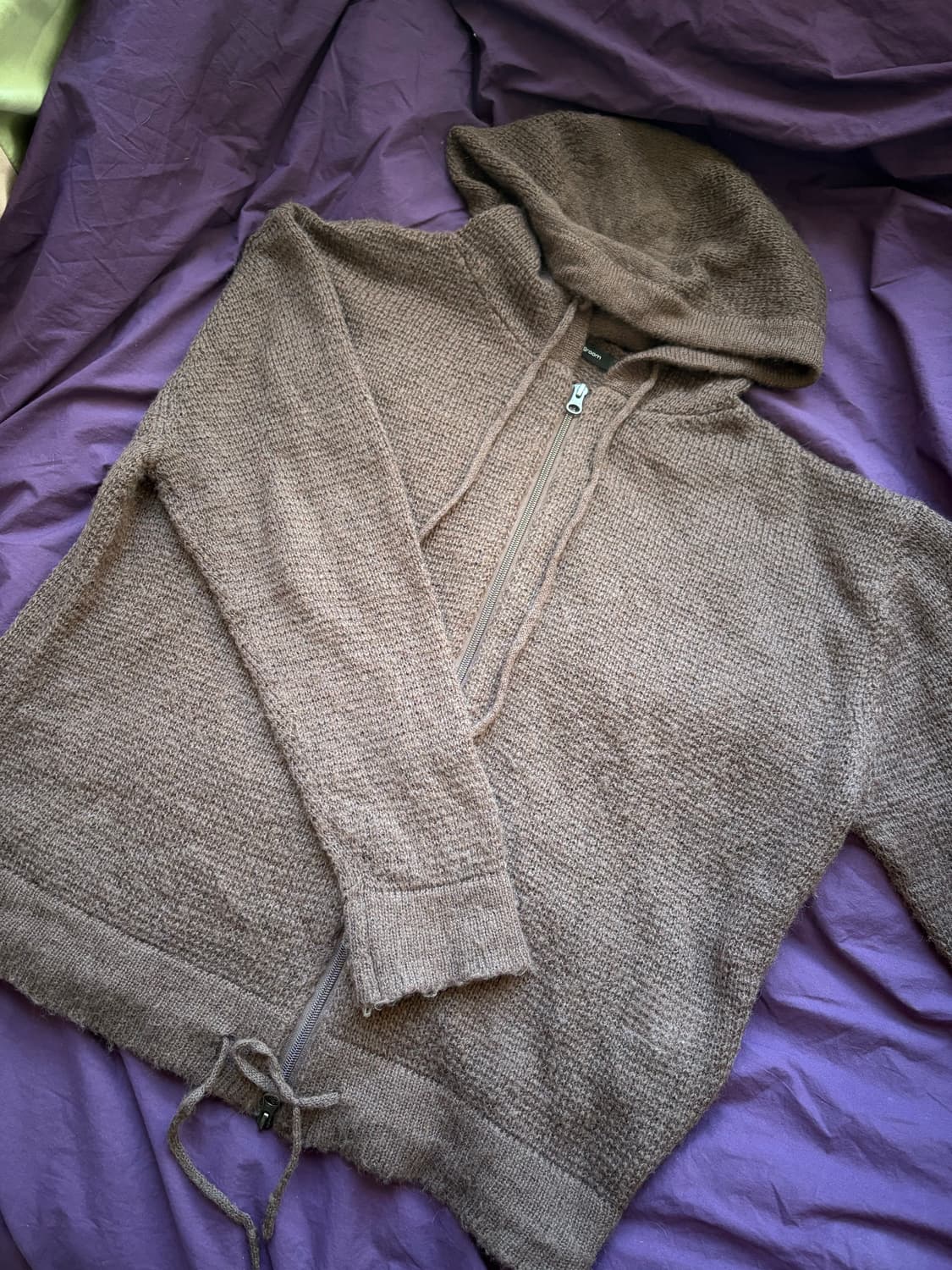 헤칭룸 모헤어 니트 후드 4사이즈 상품이미지1