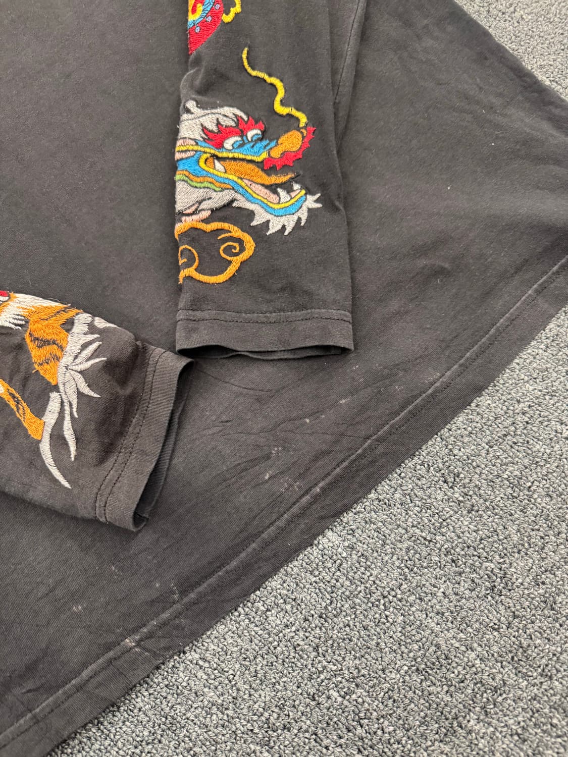 S)디젤 빈티지 양팔 자수 포인트 롱슬리브 상품이미지8