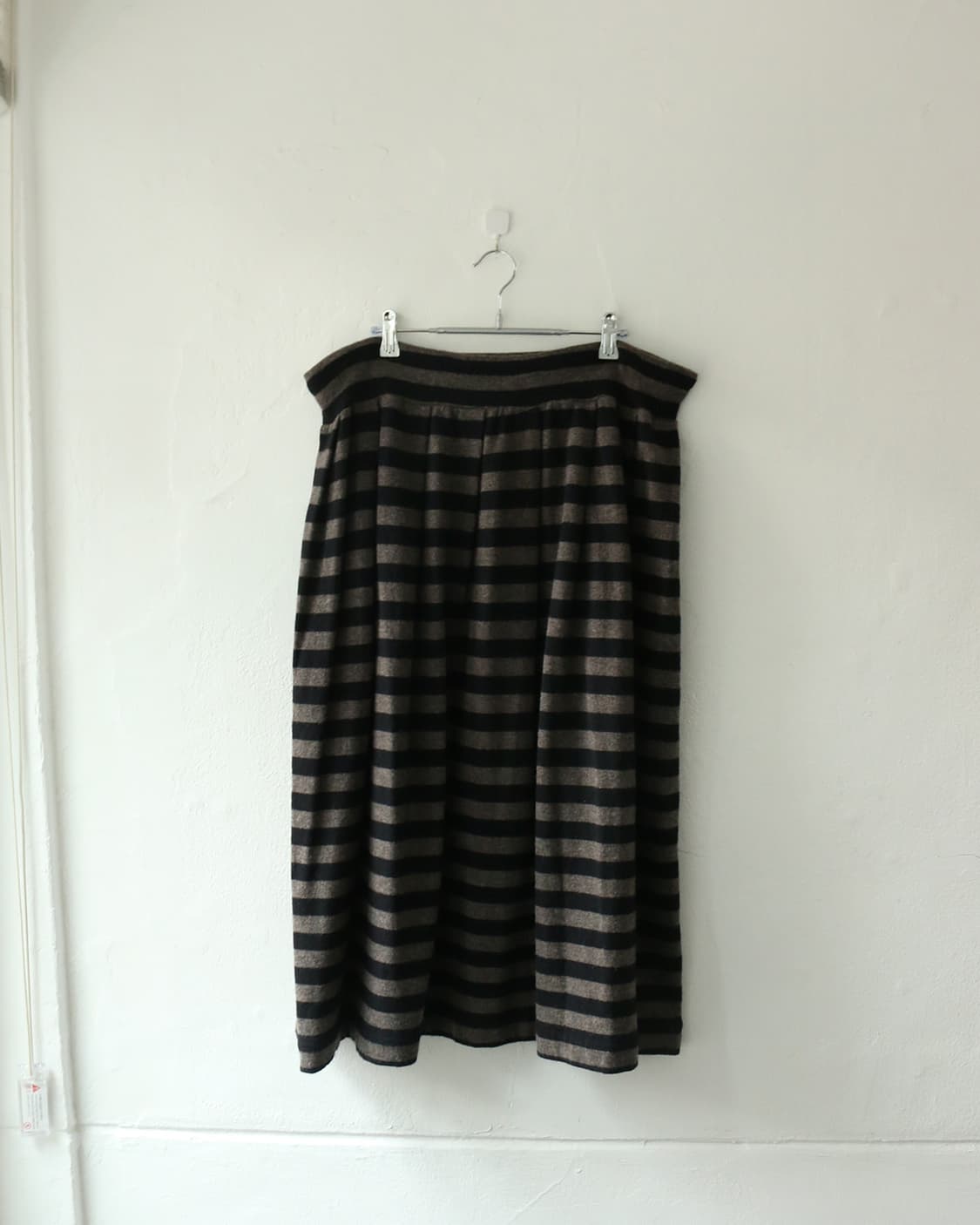 요지야마모토 느와르 스트라이프 스커트 상품이미지7
