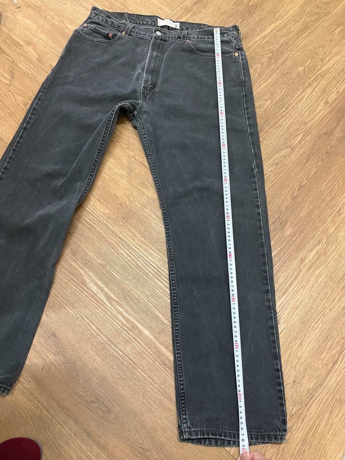 N177 리바이스 505 흑청 레귤러핏 상품이미지9