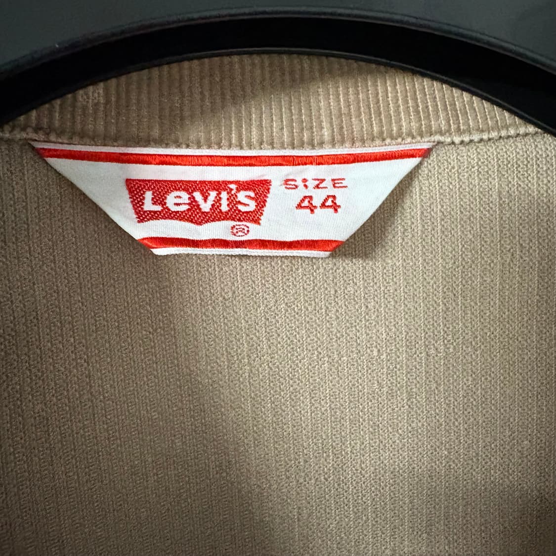 70s 리바이스 화이트탭 3세대 코듀로이 트러커 자켓 카키 베이지 44 상품이미지8