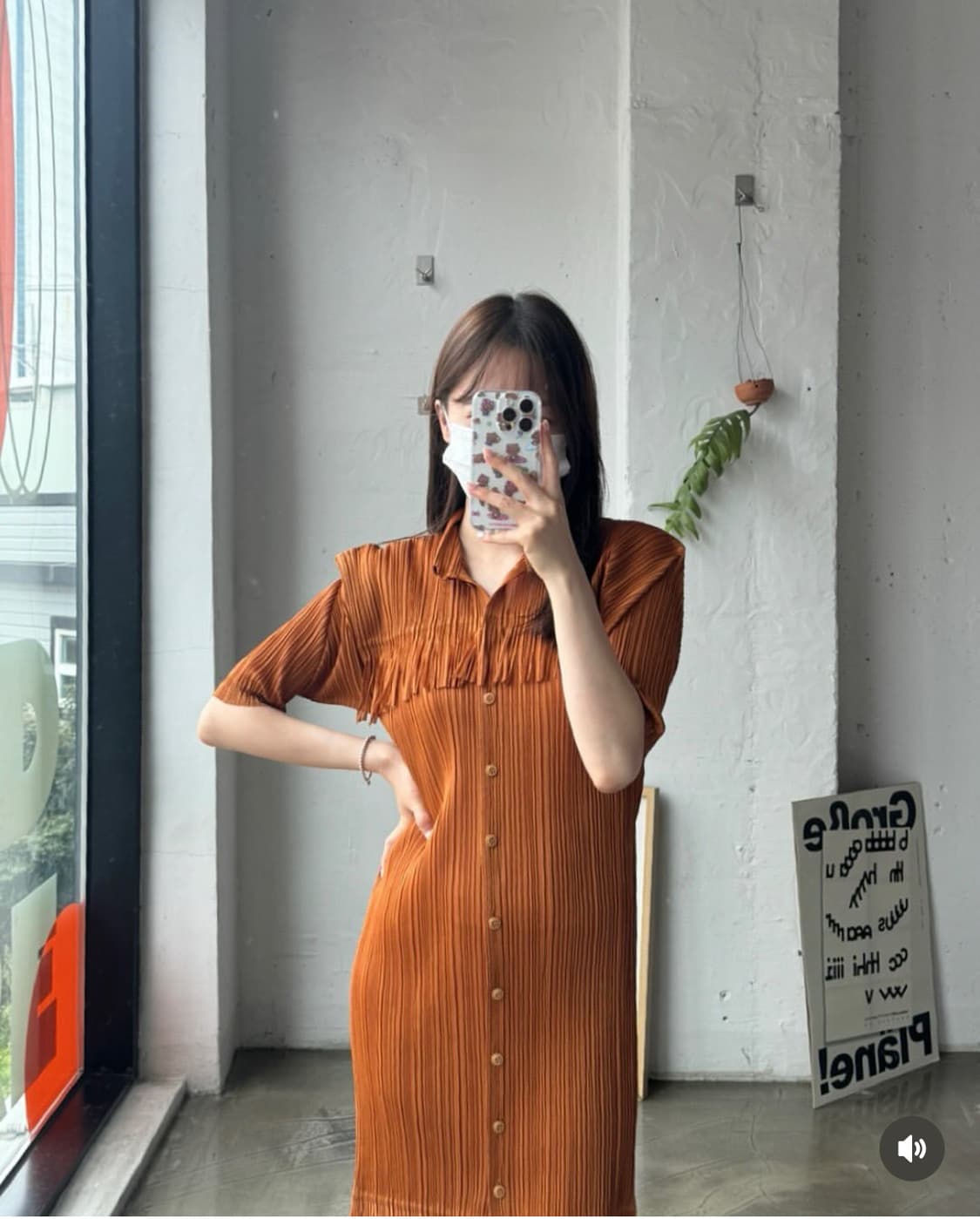 플리츠 플리즈 테슬 원피스 상품이미지7