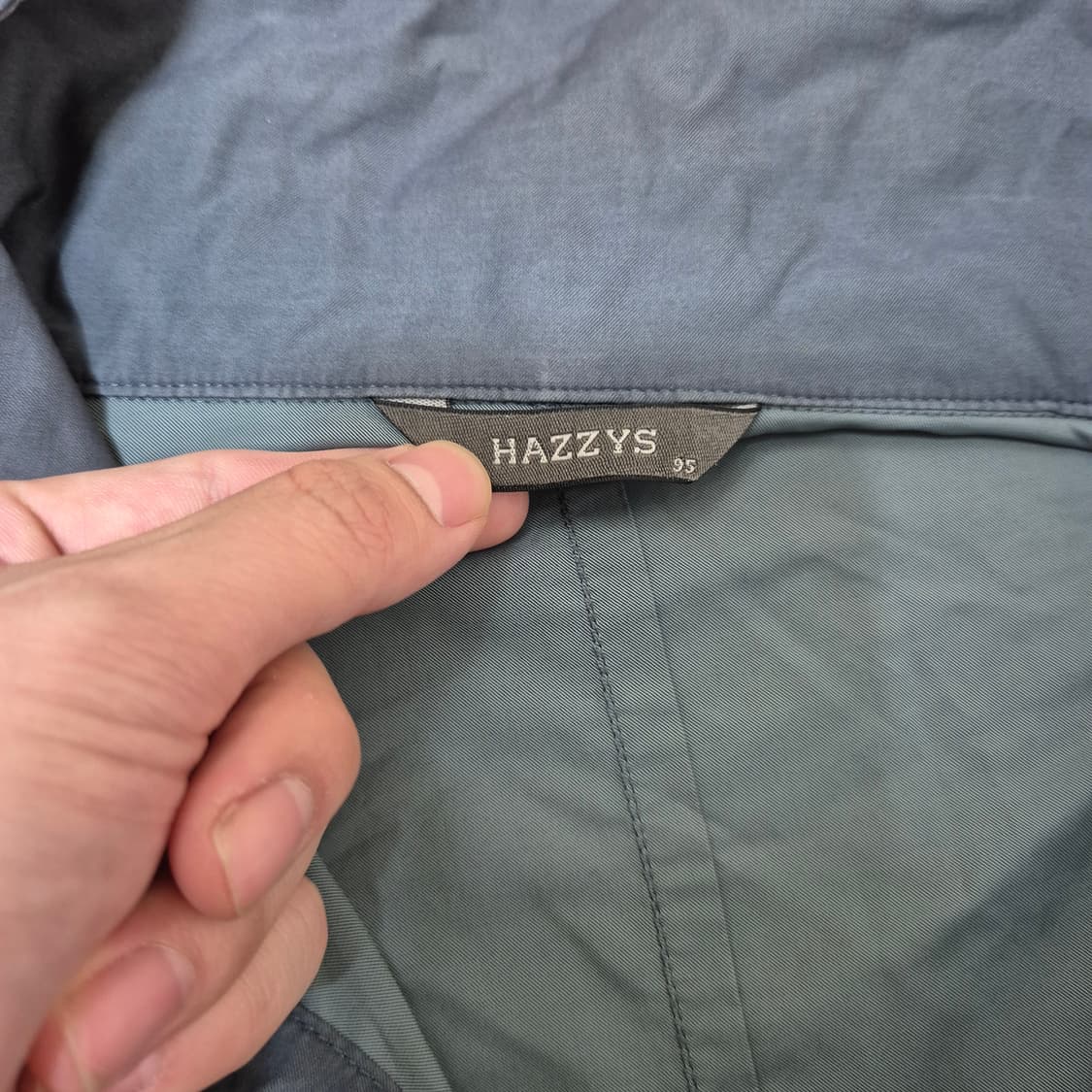 헤지스 자수로고 바람막이 집업자켓 상품이미지5