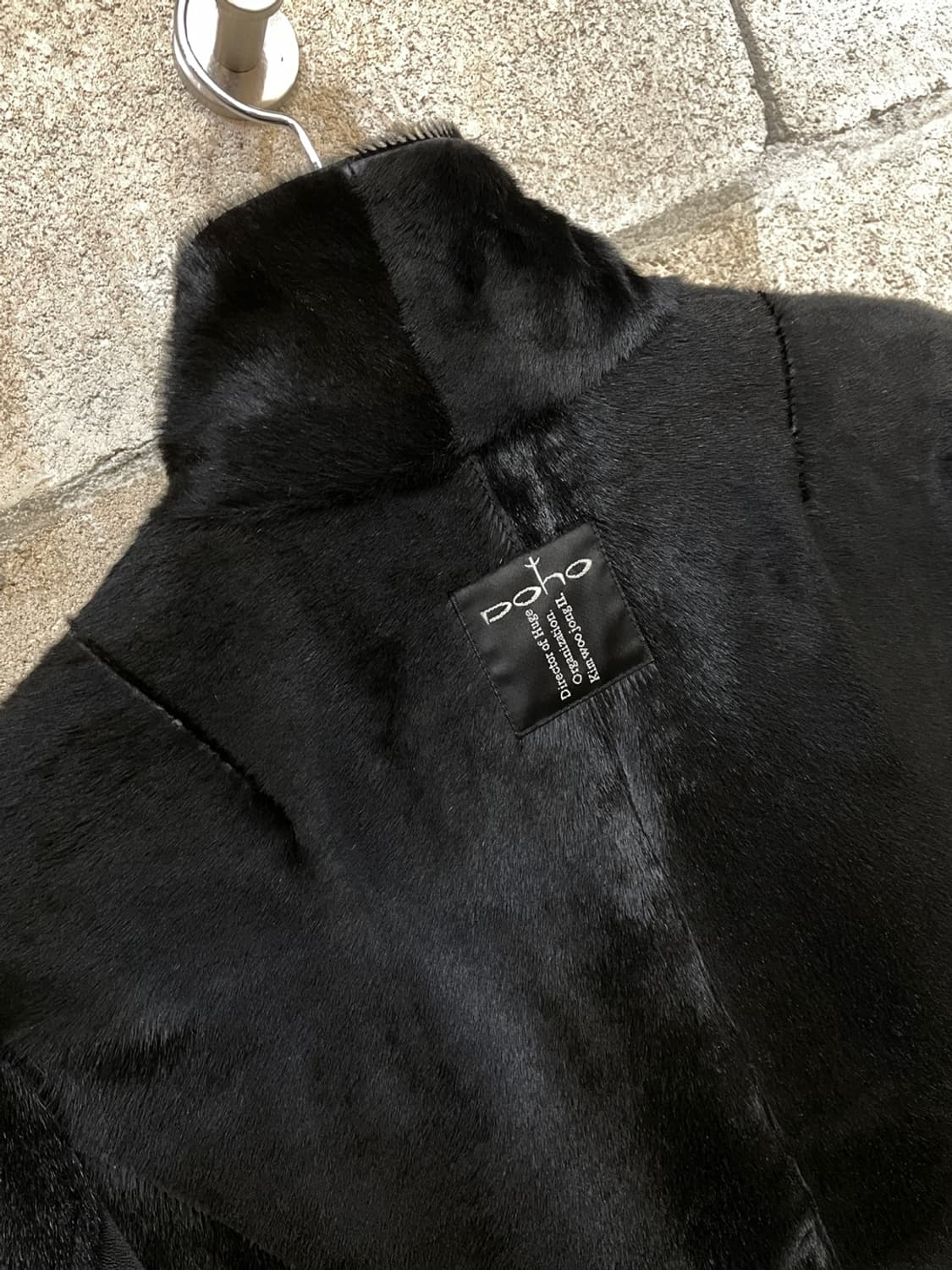 빈티지 도호 양가죽 송치 롱 코트 상품이미지8