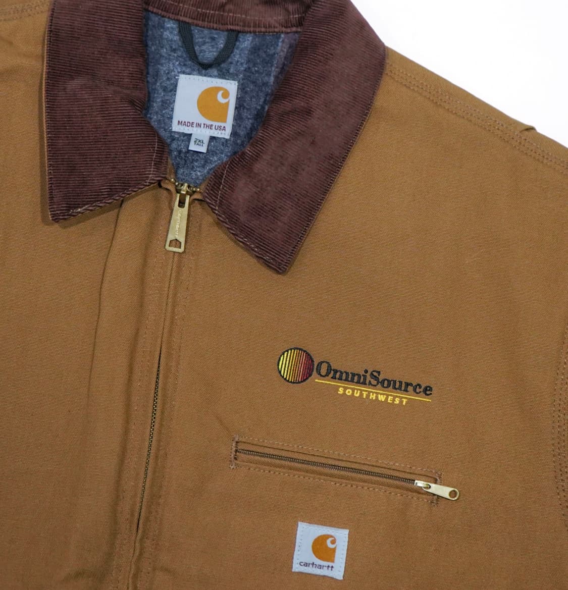 칼하트 디트로이트 J001 카멜 브라운 2xl (빅사이즈)(183이상) 상품이미지3