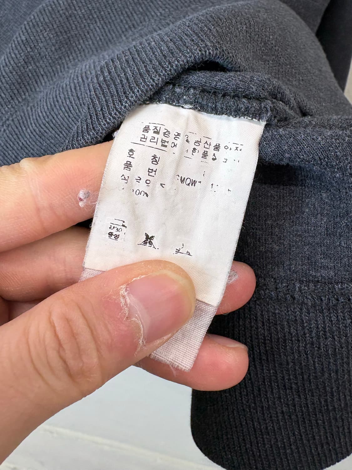 폴로랄프로렌 빈티지 니트 후드티 그레이 상품이미지6